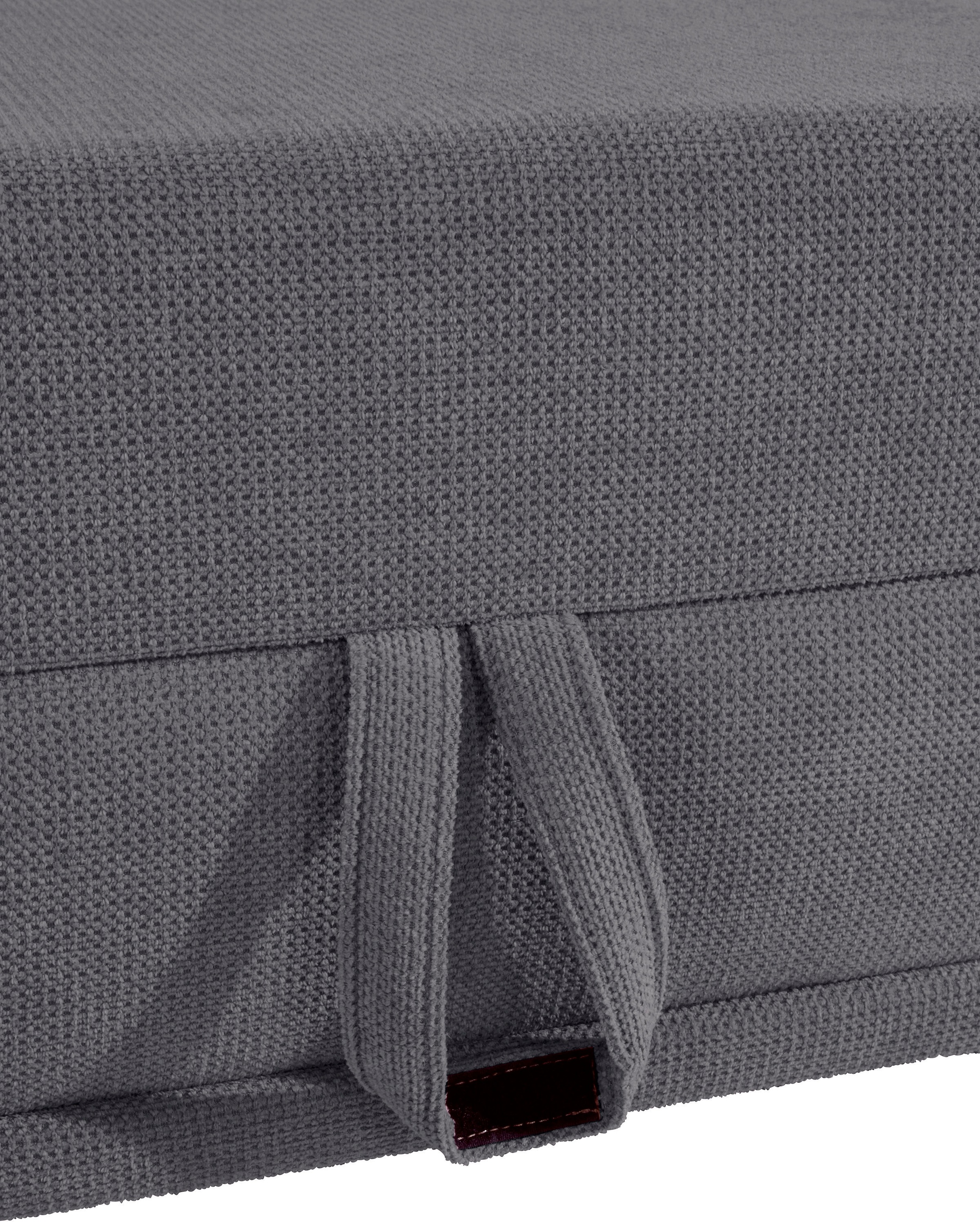 Places of Style Wohnlandschaft »Costello U-Form, mit Sitztiefenverstellung, Armteilverstellung und«, 3 Nierenkissen, optional Bettfunktion und Bettkasten