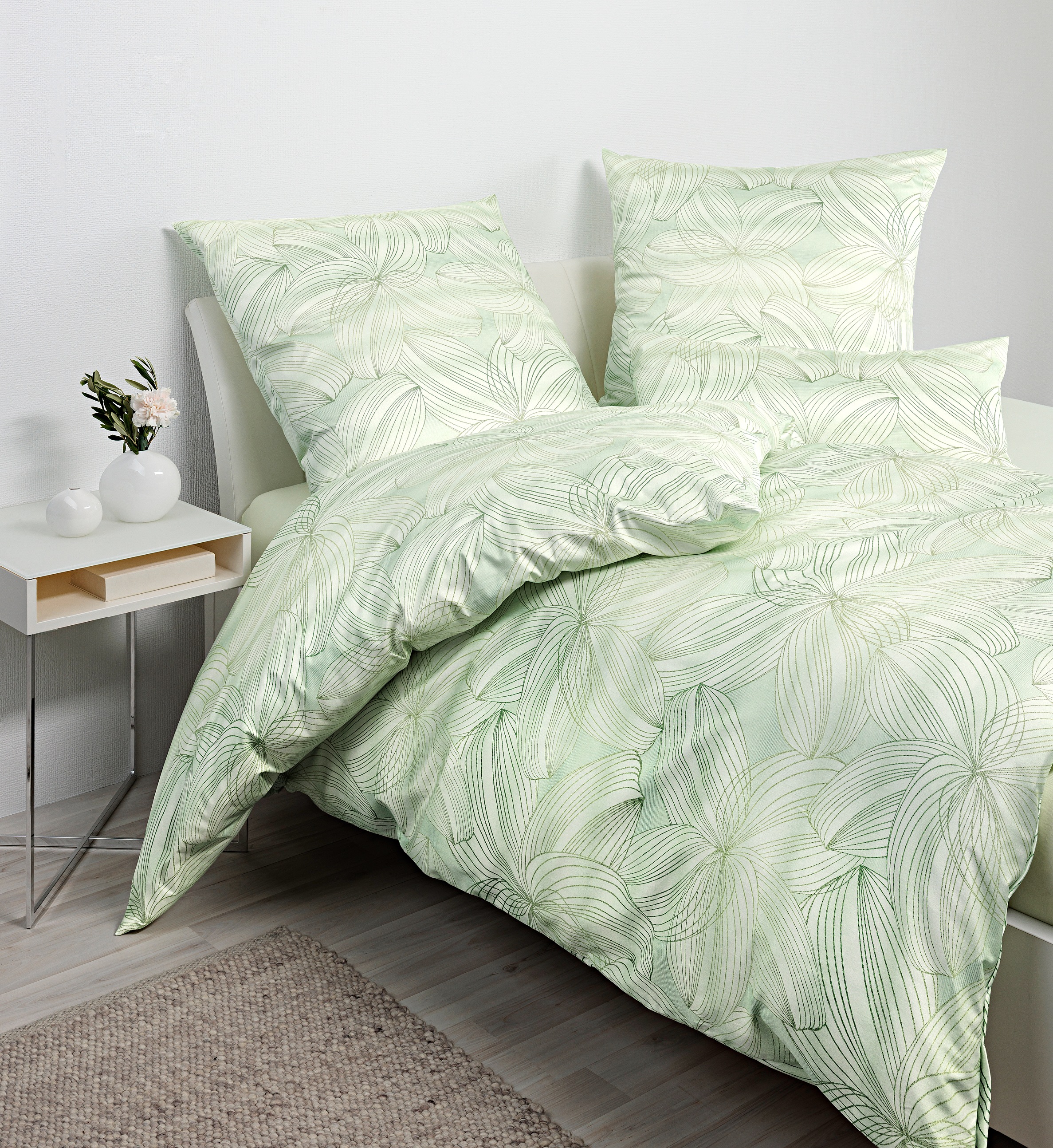 Janine Bettwäsche »CARMEN S 55131 06 155x200,80x80« mit Reißverschluss