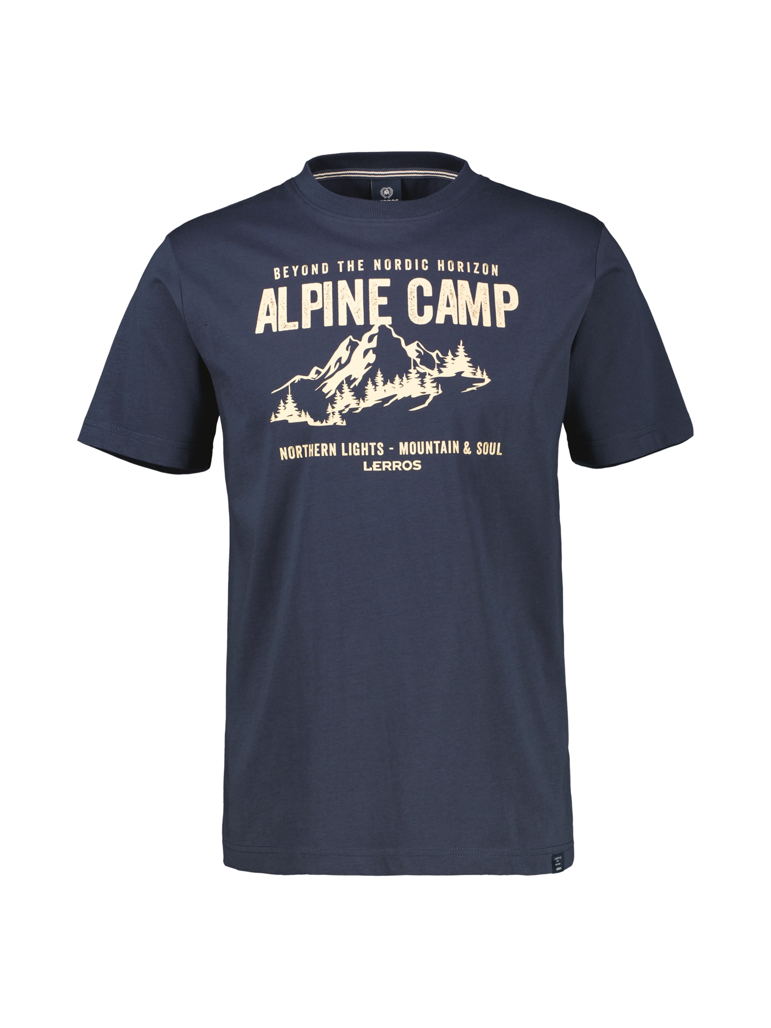 LERROS T-Shirt »LERROS Herren T-Shirt mit Outdoorprint«