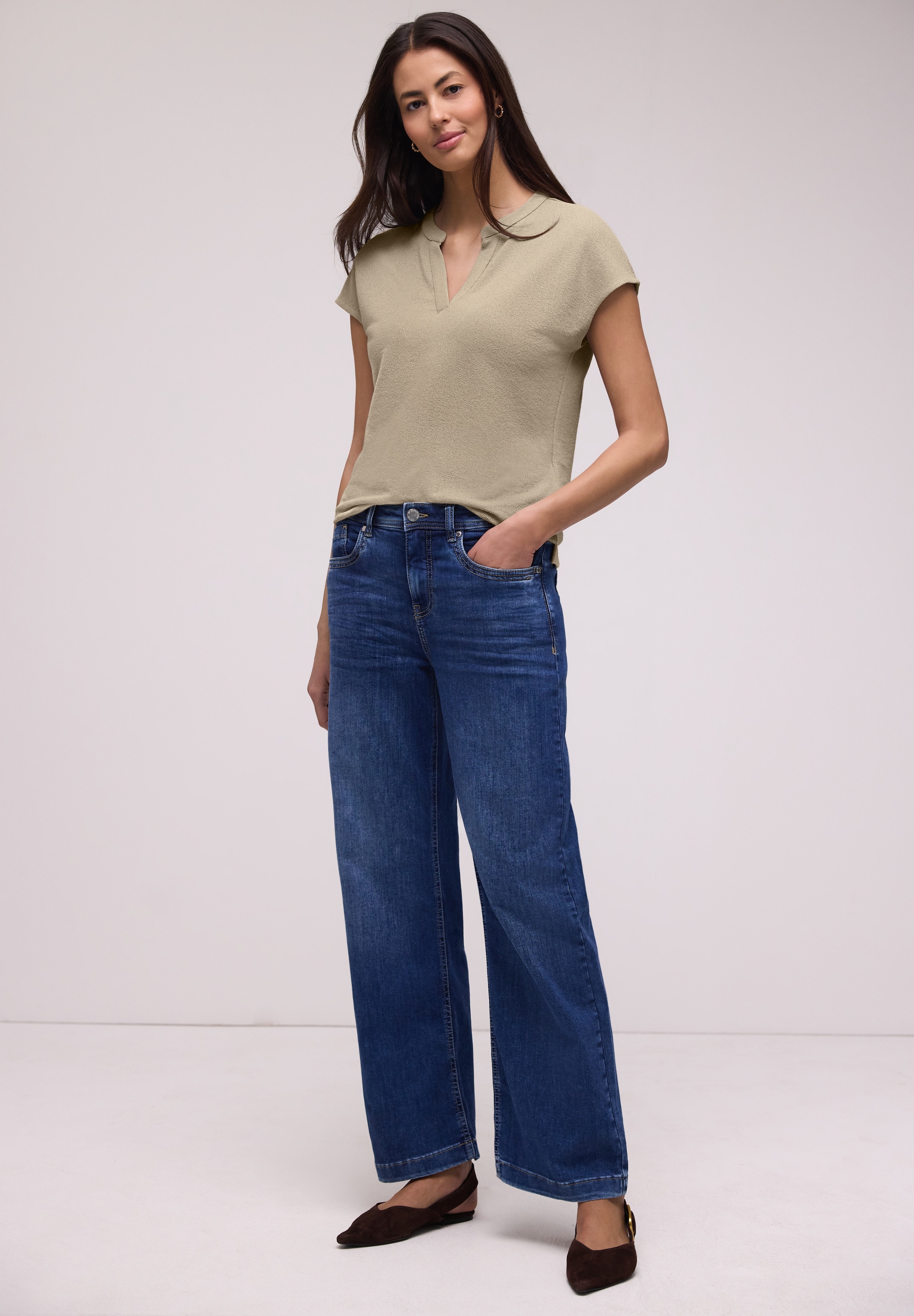 STREET ONE T-Shirt soft und weich