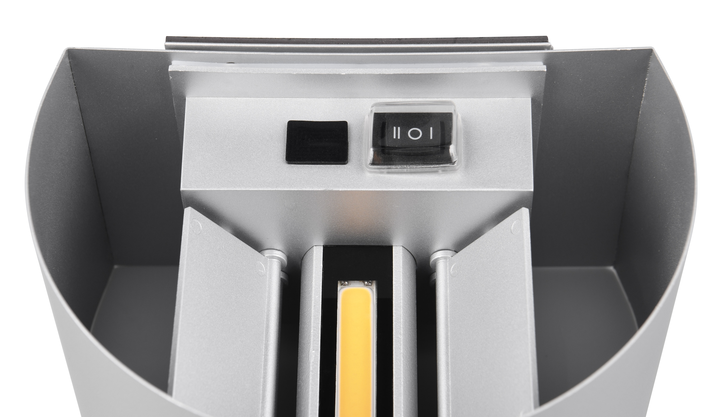 REALITY Leuchten LED Wandleuchte »TALENT«,  mit Magnet Wandhalterung, up-and-down Licht, IP44,  LED fest integriert, Bewegungsmelder, Dämmerungssensor, Akkubetrieb über USB-Anschluss