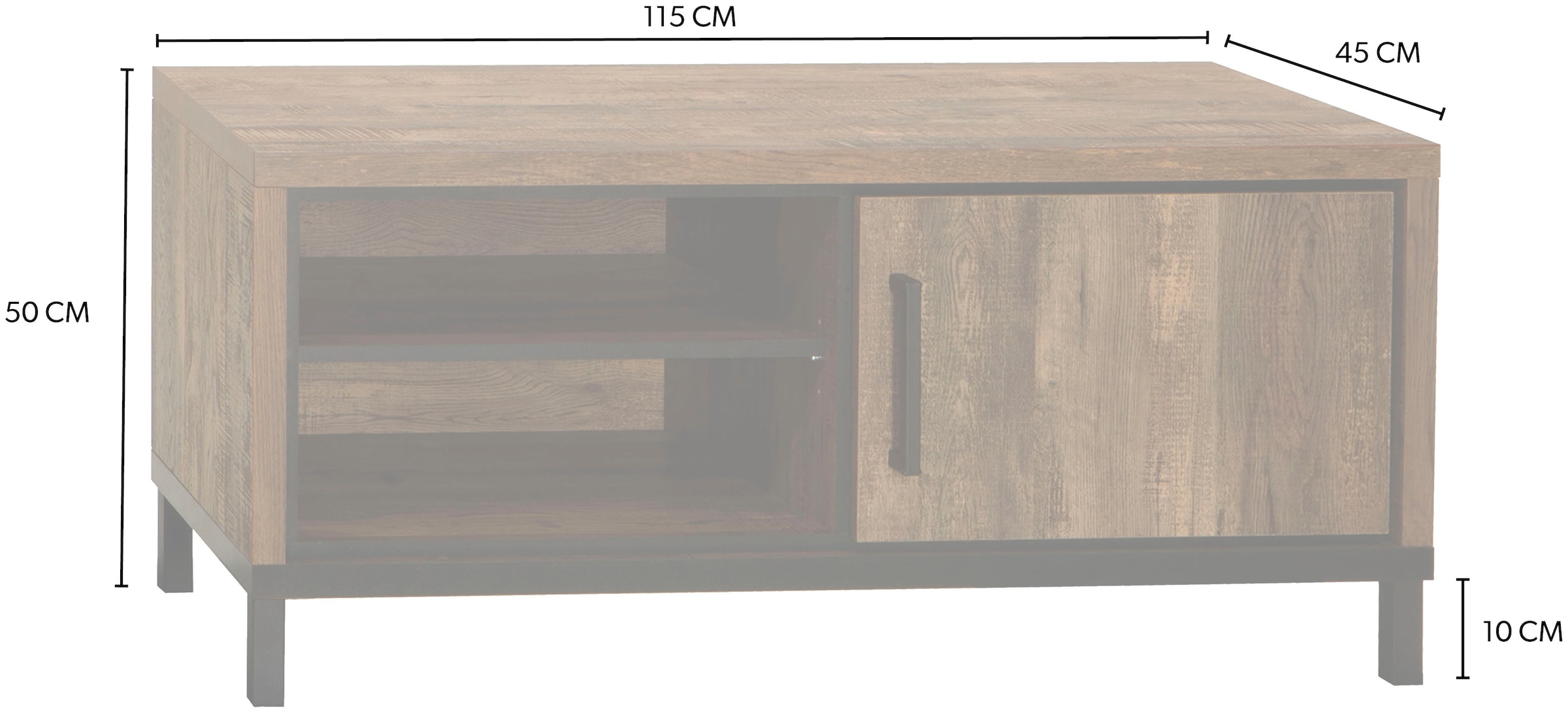 OMG Design TV-Schrank »Vasto Lowboard«, mit Soft-Close, in zwei Breiten