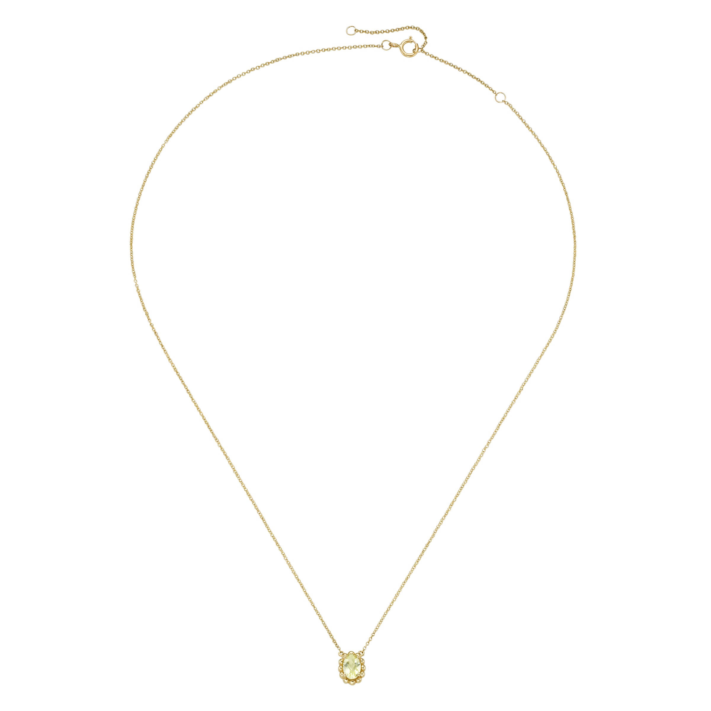 Luigi Merano Goldkette »mit einem Edelstein, Gold 375«