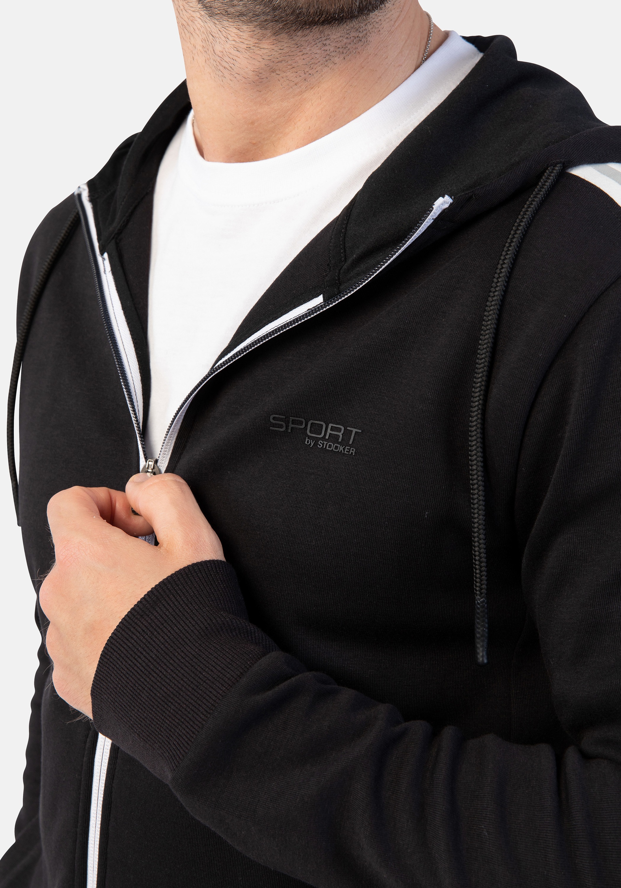 Stooker Men Sweatjacke »French Terry Stooker Men Sweatjacke«, Regular Fit Casual Sweat für Herren