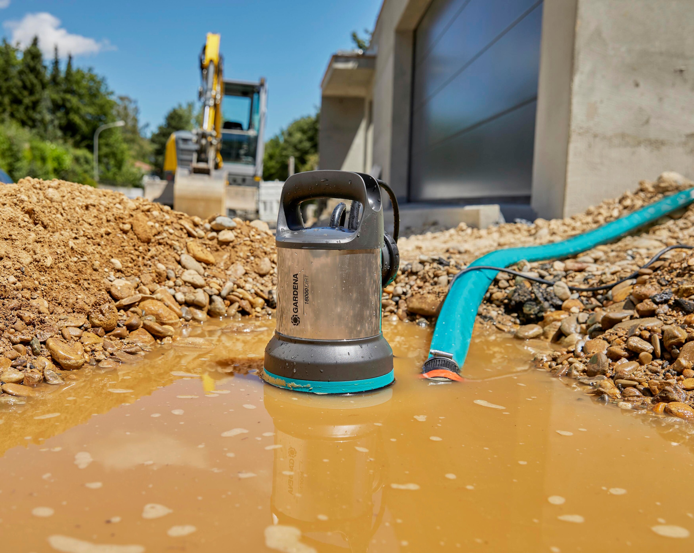 GARDENA Schmutzwasserpumpe »Tauchpumpe 16000, 9042-20«, 16000 l/h max. Fördermenge