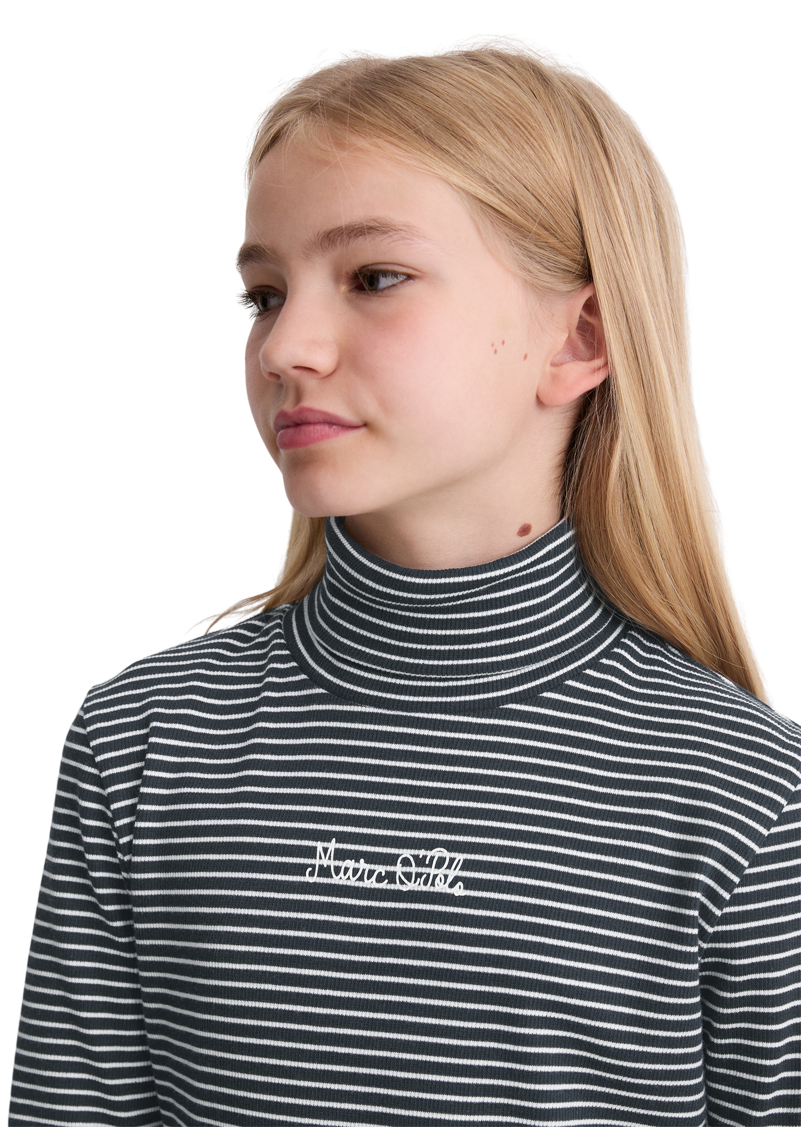 Marc O'Polo Langarmshirt »mit feiner Rippstruktur«