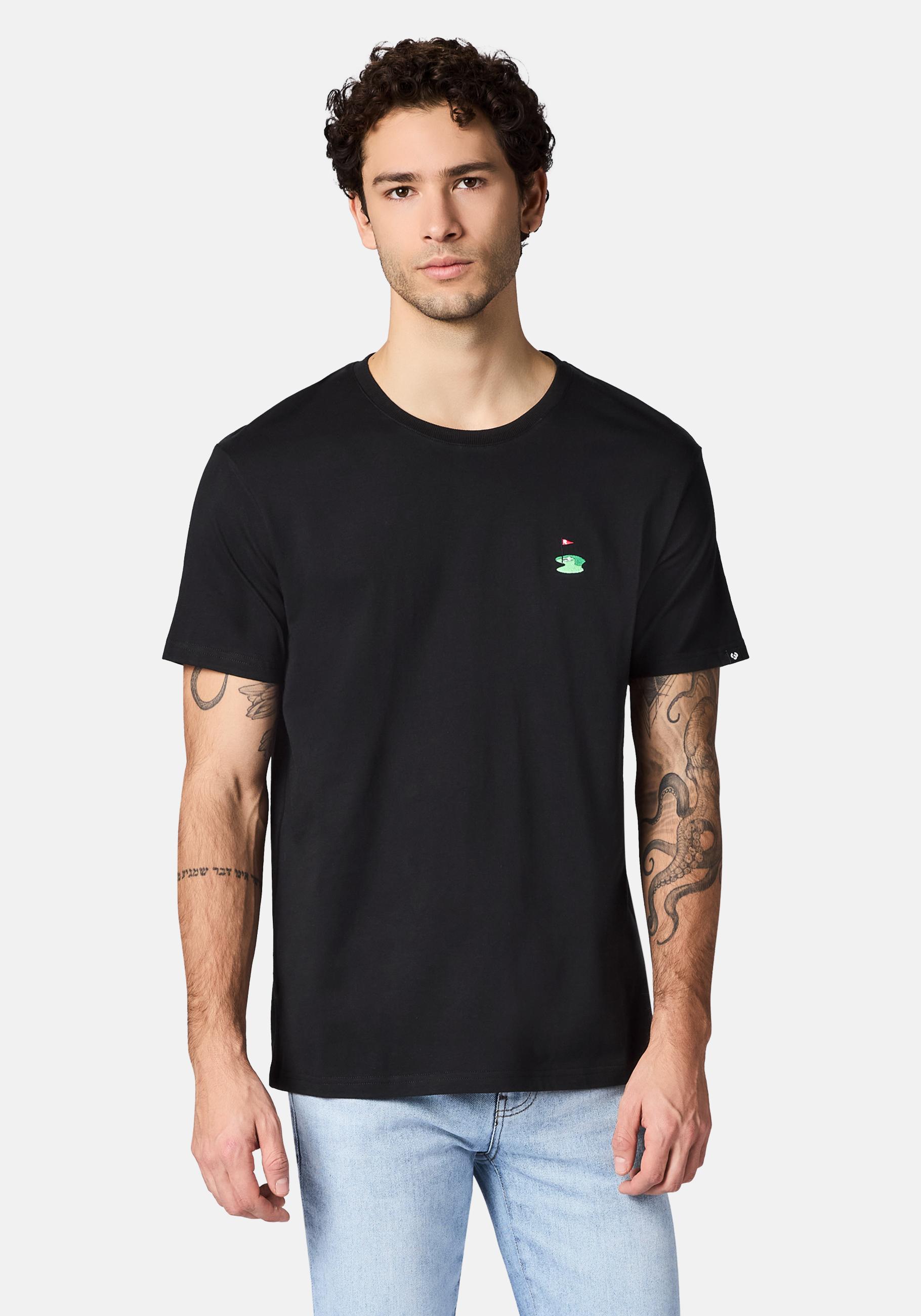 Ragwear T-Shirt "Samms E Gots YOUMODO" Kurzärmliges Shirt mit Golf-Stickerei