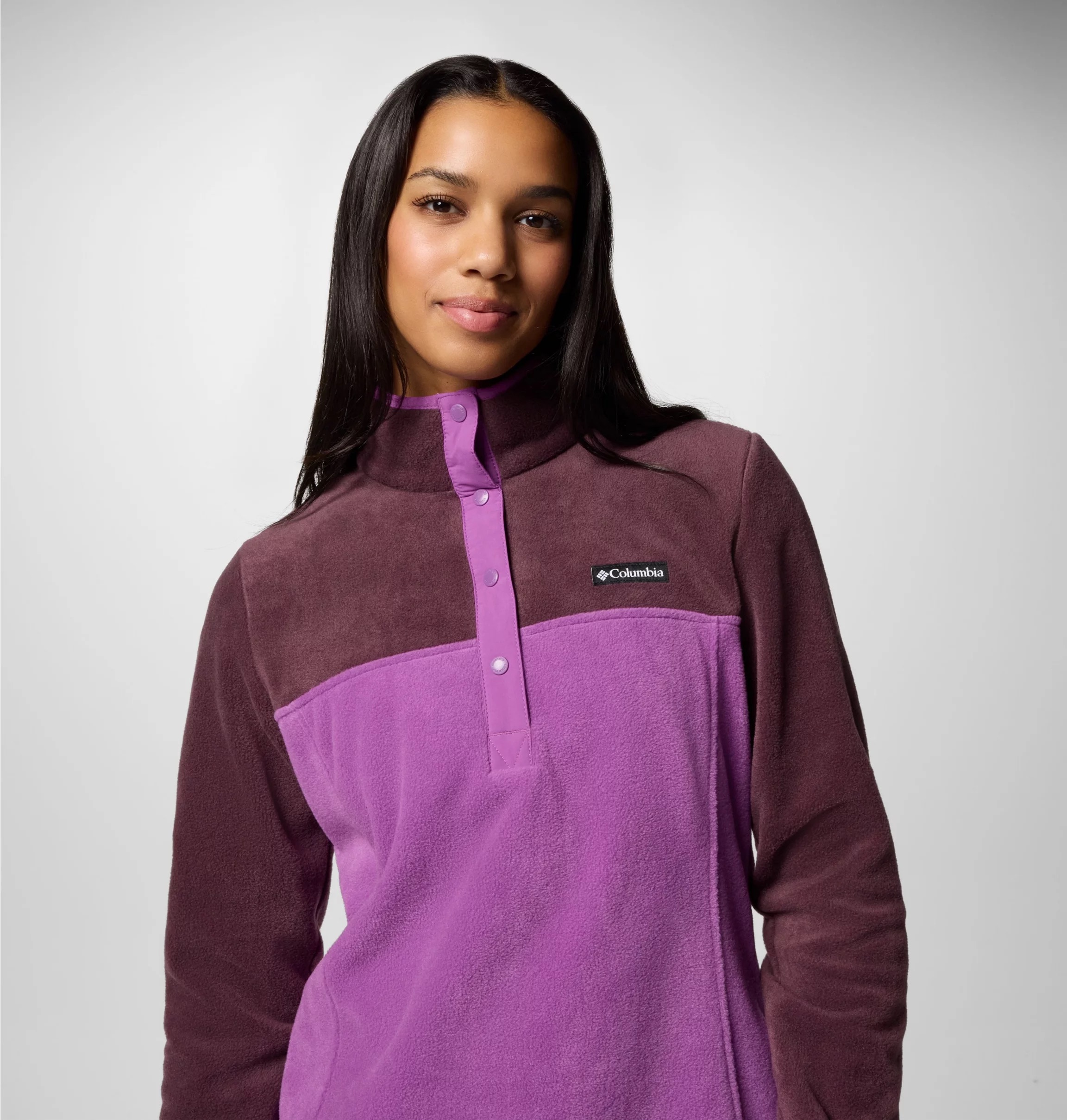 Columbia Fleecepullover »BENTON SPRINGS 1/2 SNAP PULL OVER II«, (1 tlg.)