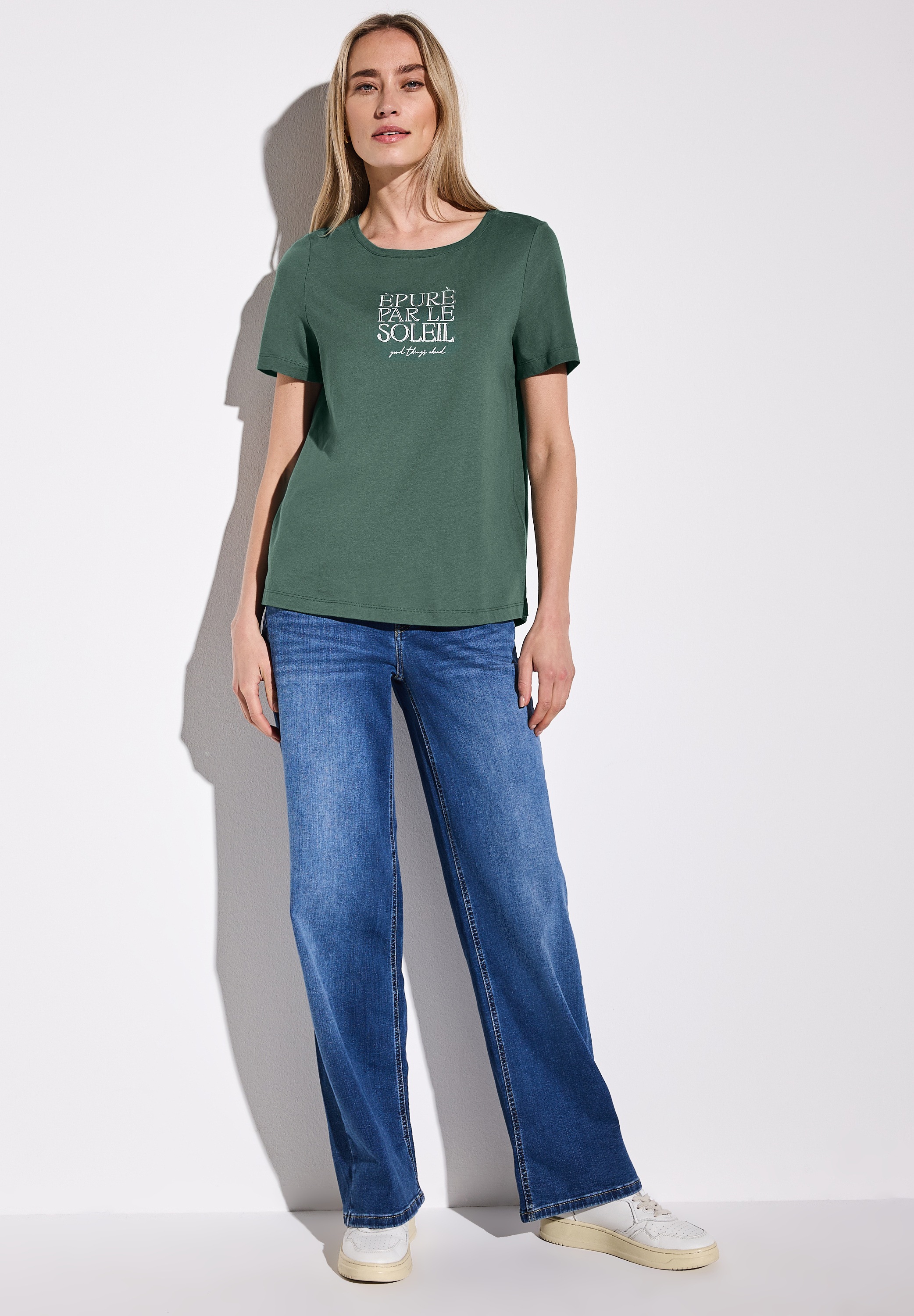 STREET ONE T-Shirt, im soften Baumwoll-Mix