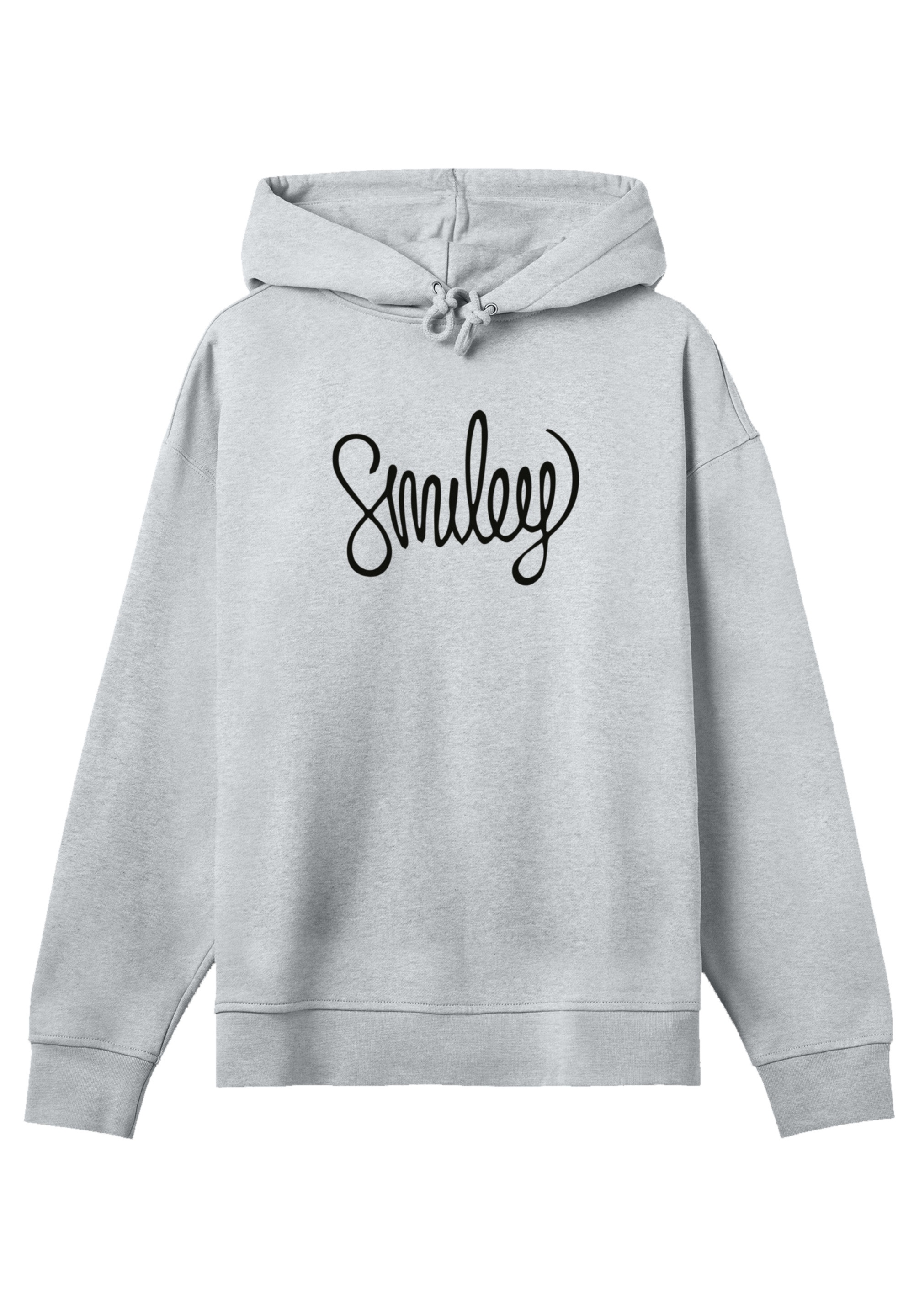 F4NT4STIC Kapuzenpullover »SMILEY black«, Premium Qualität