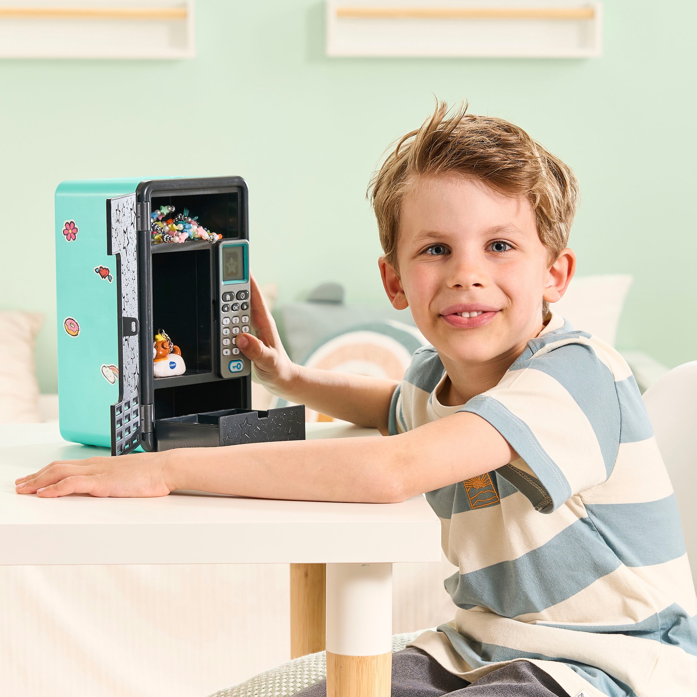 Vtech® Elektronisches Tagebuch »Kidisecrets, Elektronisches Schließfach, Traumtresor black«, mit Zahlencode und Lautsprecher