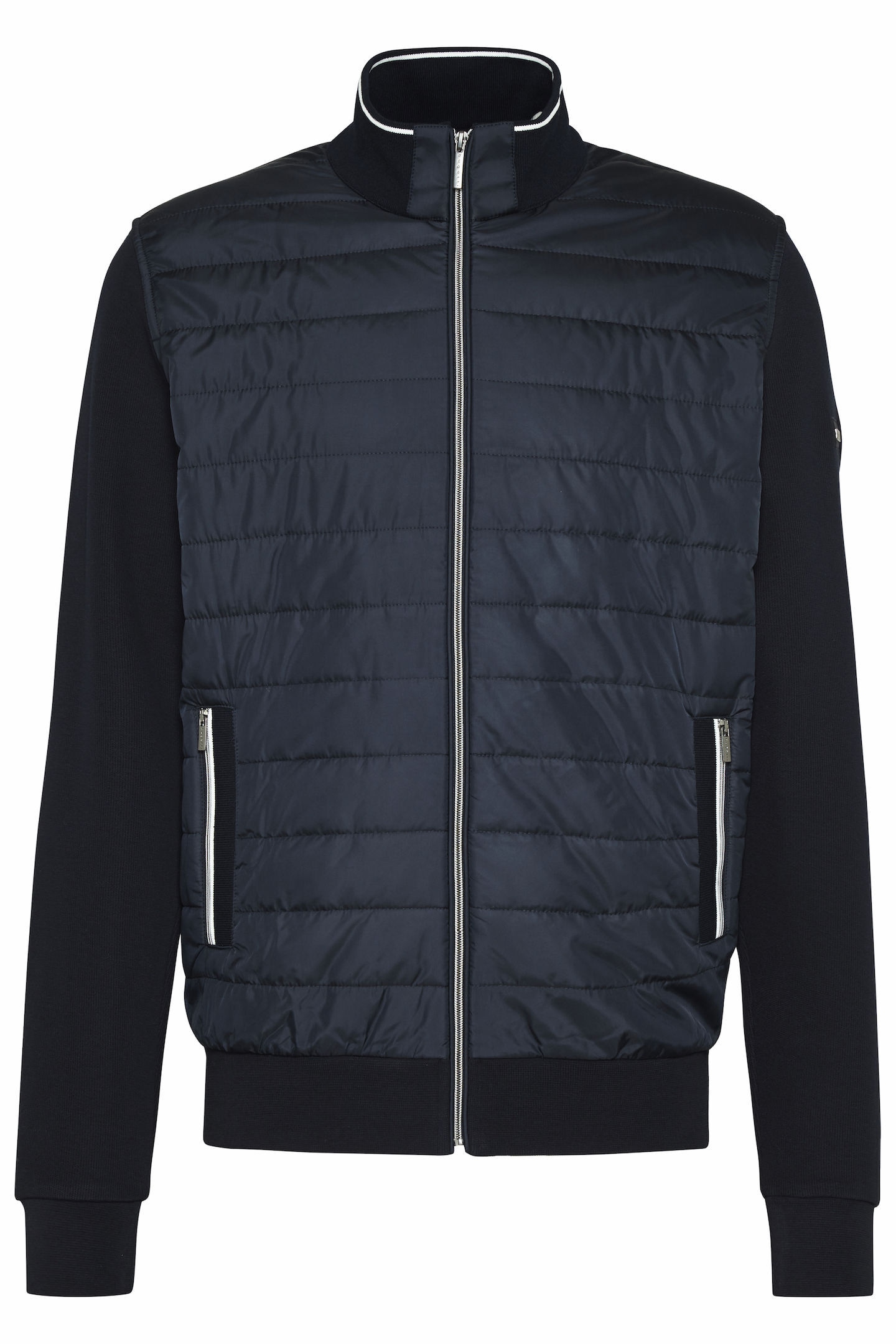 bugatti Sweatjacke, mit sportlichem Stehkragen