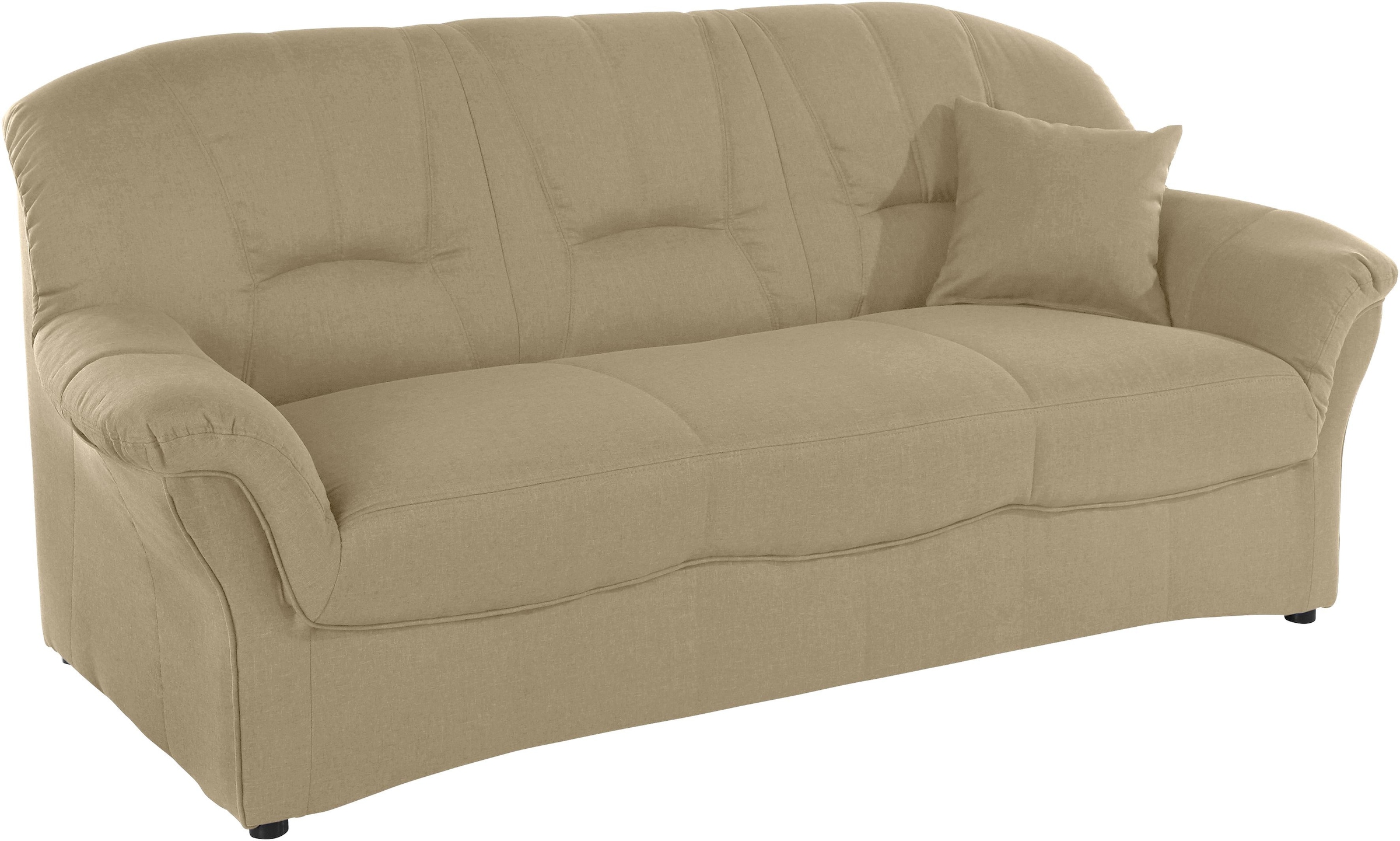 DOMO collection 1100000002199 "Bahia, bequem & komfortabel, zeitloses & elegantes Sofa, Breite 200cm" inklusive Federkern