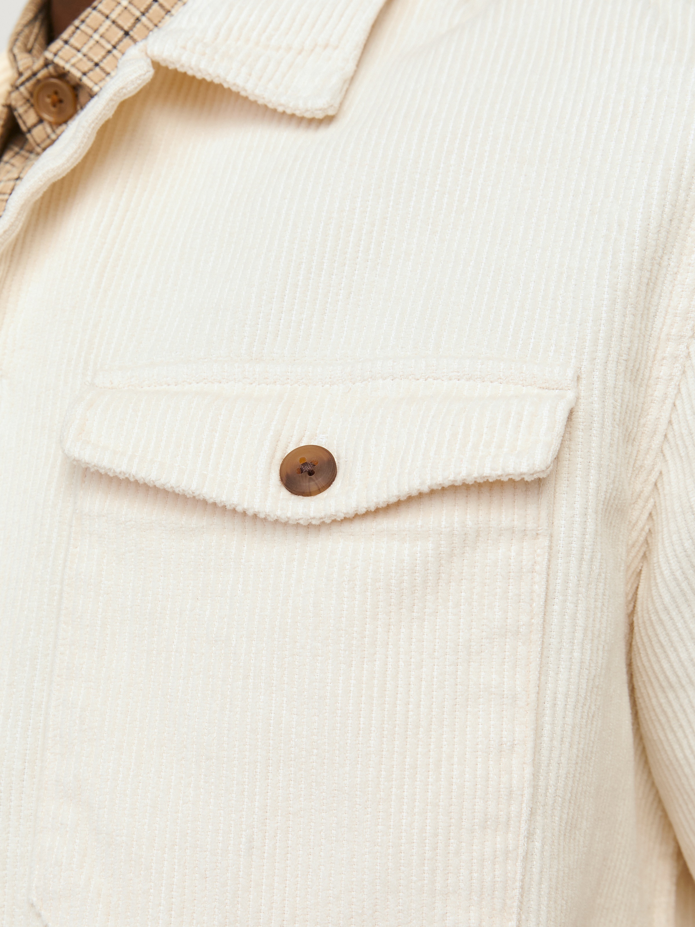 Jack & Jones Langarmhemd »JJEEDDIE CORDUROY OVERSHIRT LS SN«