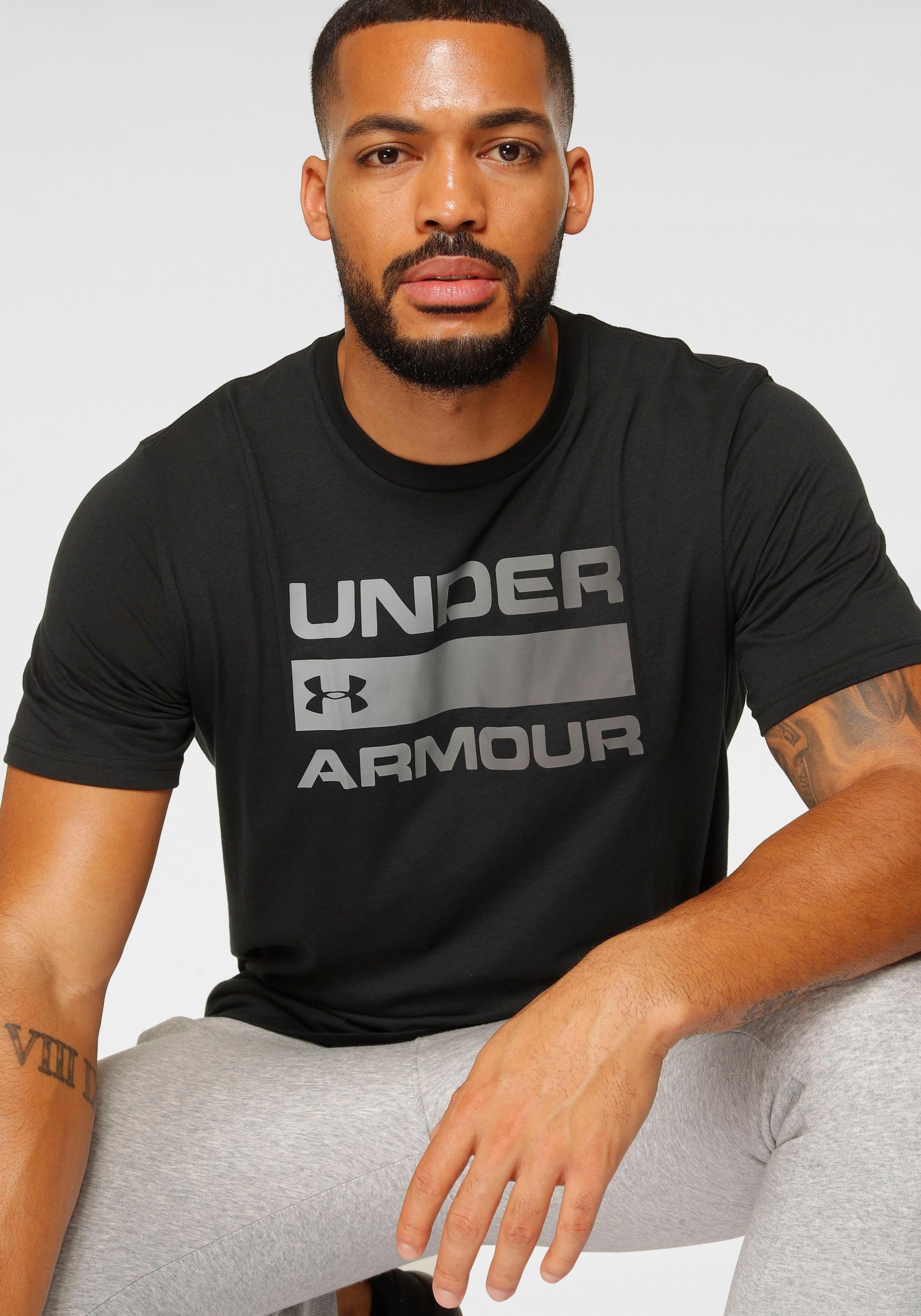 Under Armour® T-Shirt »UA TEAM ISSUE WORDMARK SS«, (1 tlg.)