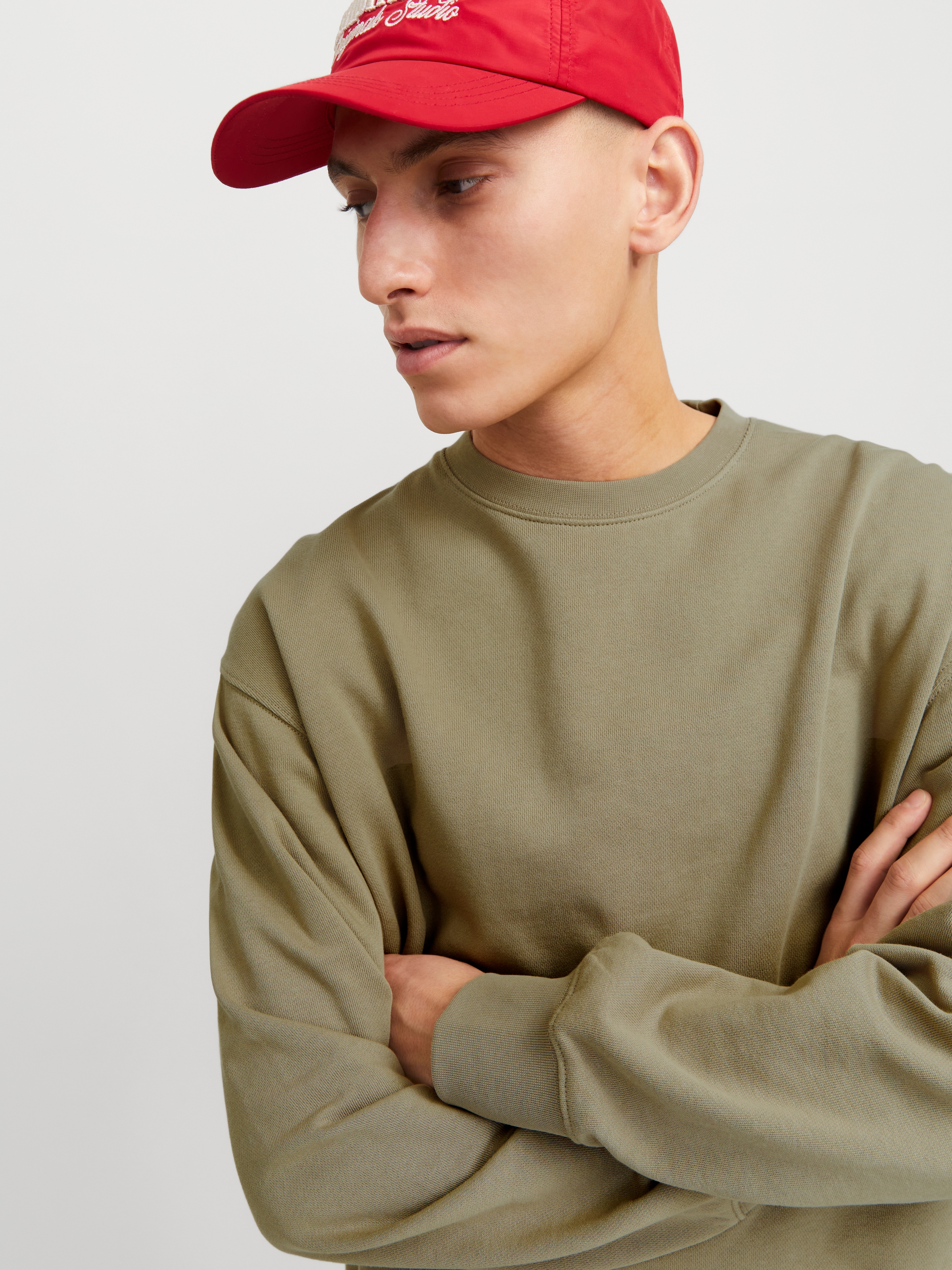 Jack & Jones Sweatshirt "JJECHARGE SWEAT CREW NECK NOOS", mit Rippbündchen günstig online kaufen