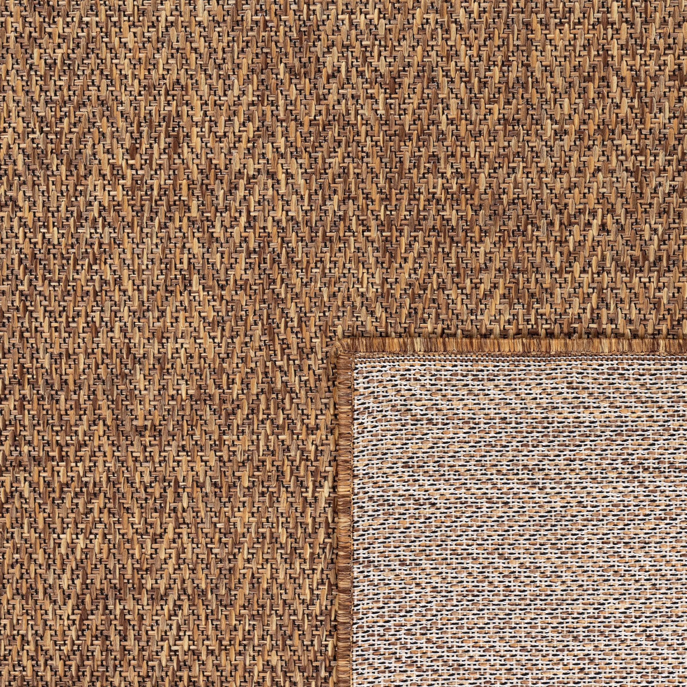Paco Home Teppich »Luca 421«, rechteckig, 4 mm Höhe, Flachgewebe, meliert, geometrisch, In- und Outdoor geeignet