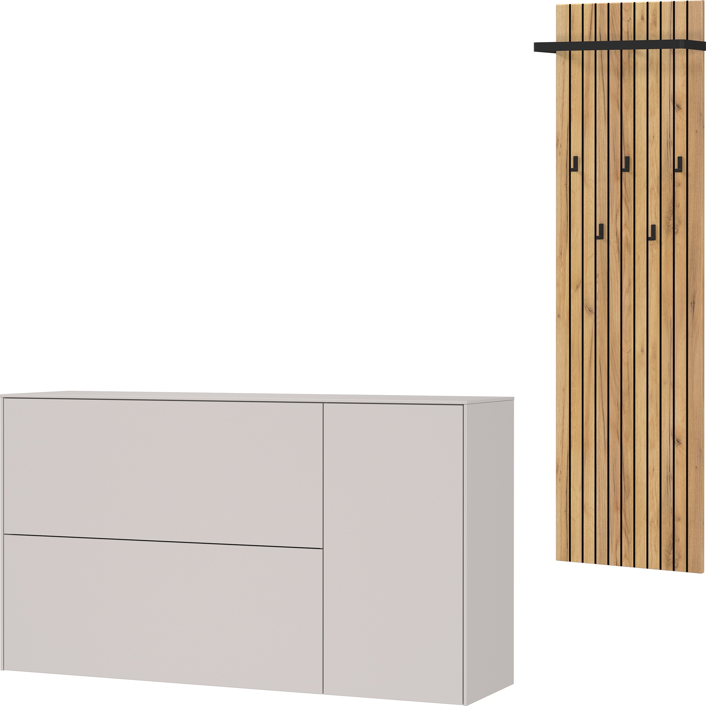 GERMANIA Garderoben-Set "GW-Lomena" 2 Stk. tlg. Tür rechts- und links monti günstig online kaufen