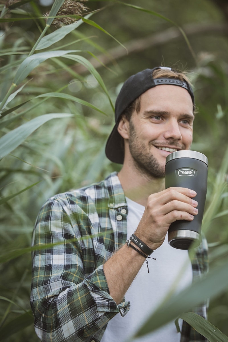 THERMOS Thermobecher »ICON MUG, rutschfester Boden, 360° Trinkfunktion, spülmaschinenfest« 0,47l, 7h heiß & 22h kalt, absolut dicht, Dura-Seal-Deckel