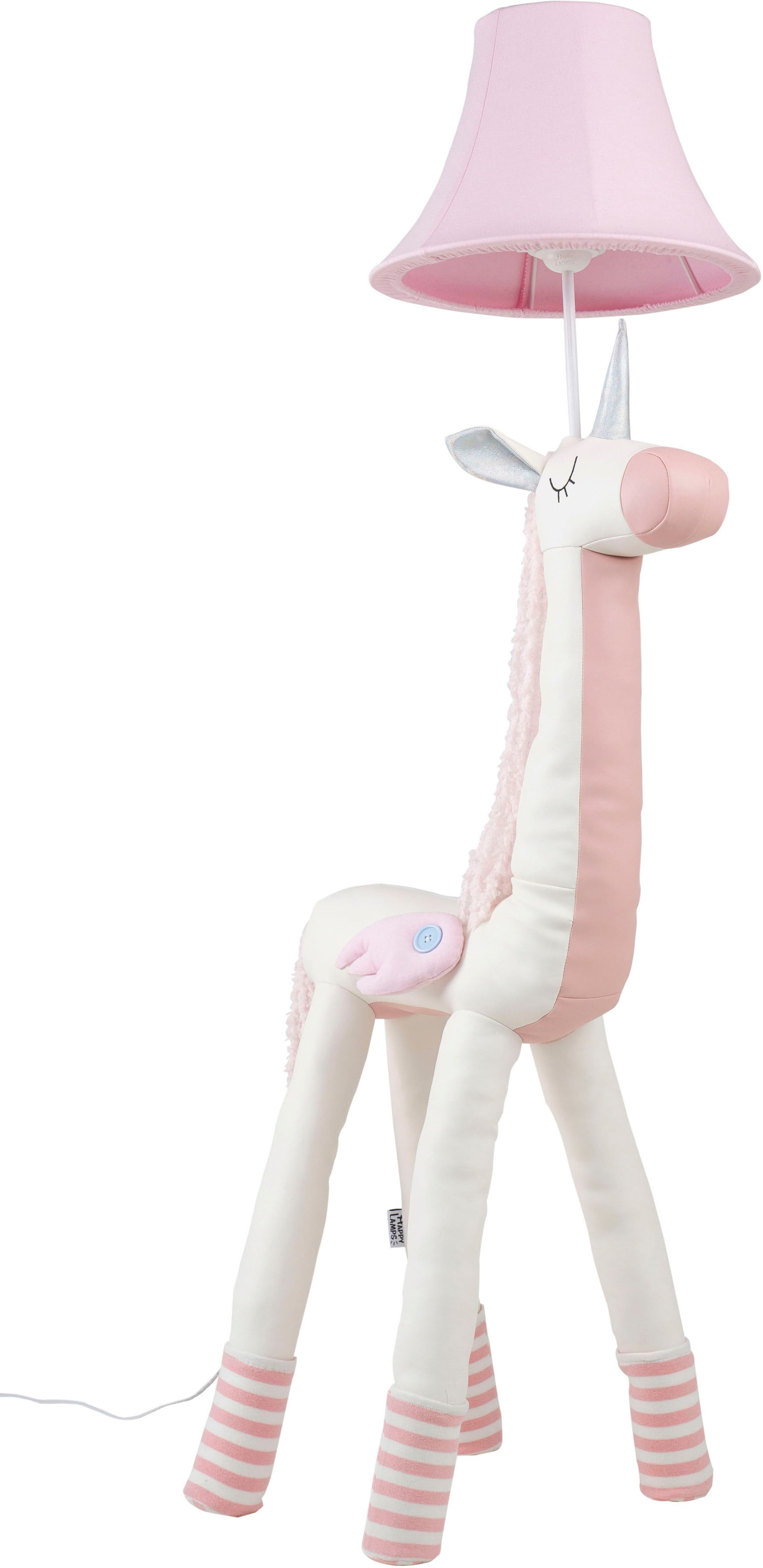 LED Stehlampe "Bonita das Einhorn", 1, H: 120cm, 2 Stk., rosa, HAPPY LAMPS FOR SMILING EYES, Leuchten, Hochwertig, Einzigartig
