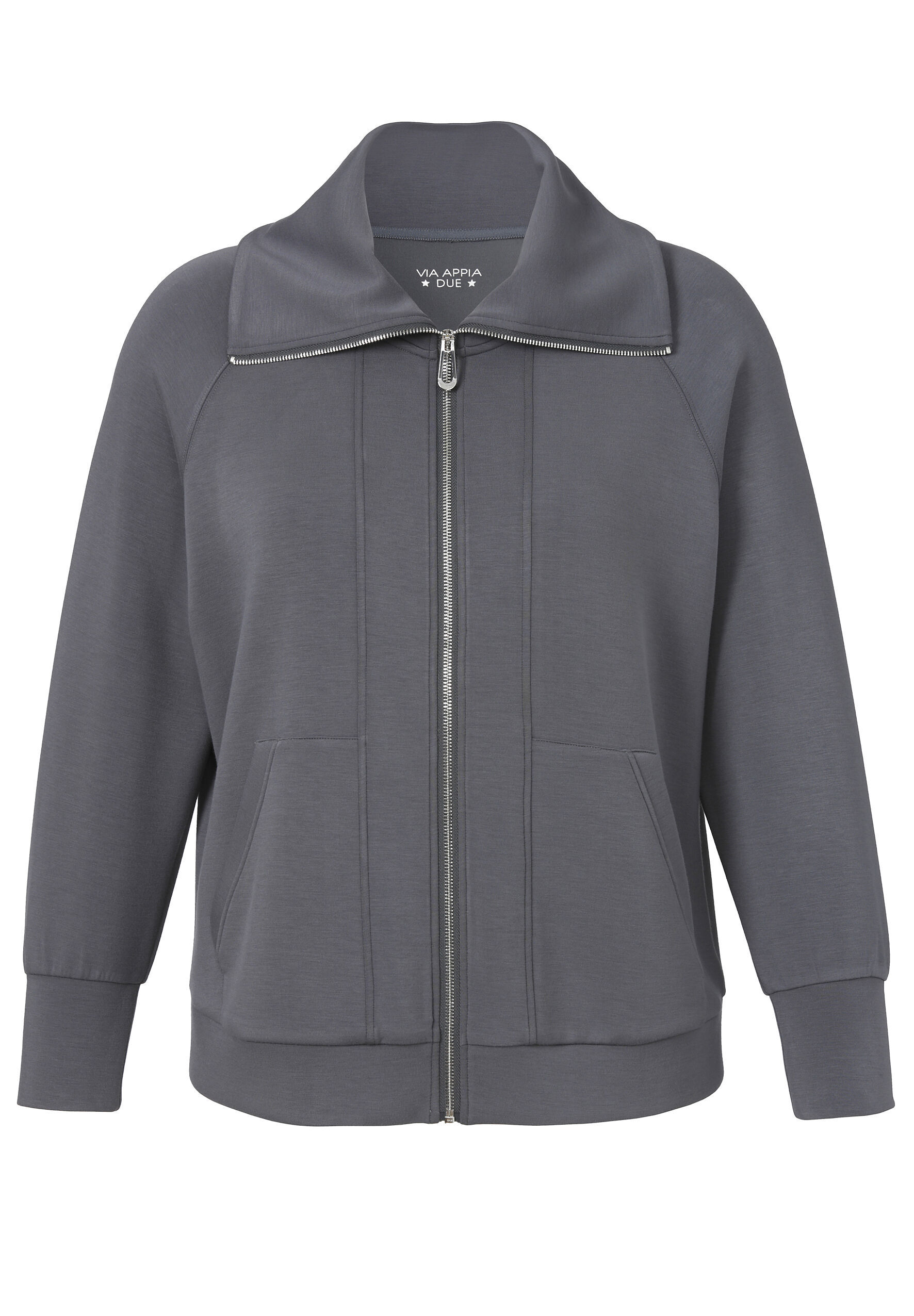 VIA APPIA DUE Sweatjacke "VIA APPIA DUE Jacke" Große Größen