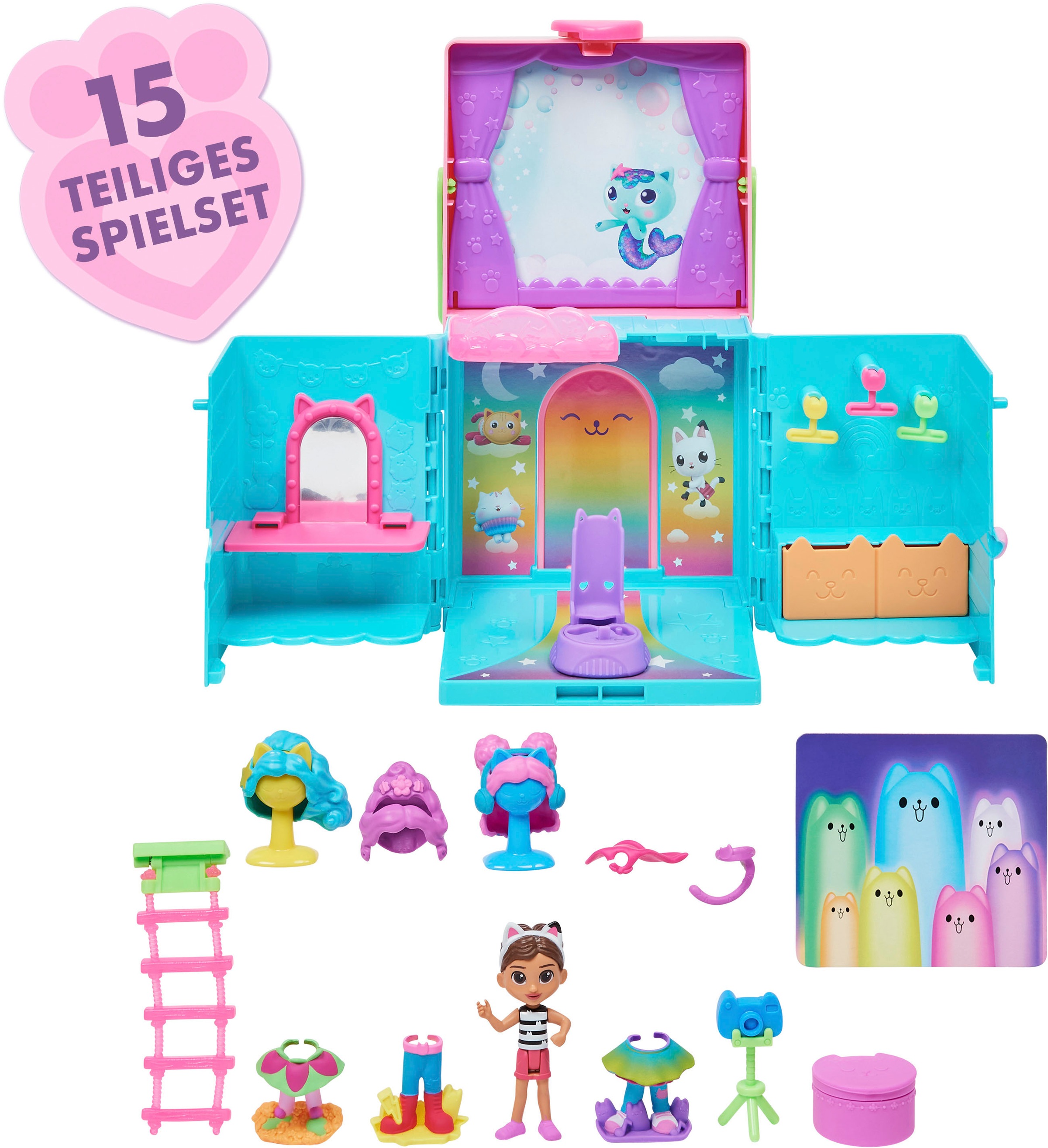 Spin Master Spielwelt »Gabby's Dollhouse – Rainbow Closet Kleiderschrank«