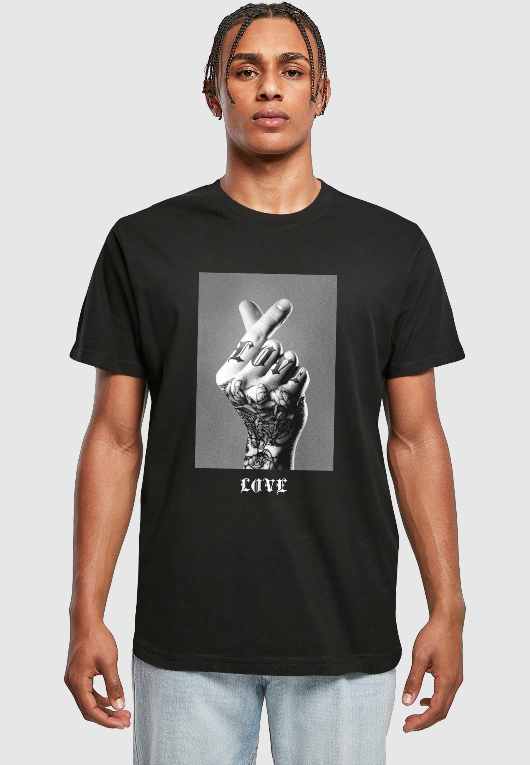 MisterTee T-Shirt »MisterTee Tattoed Love Sign Tee« 1 Stk.