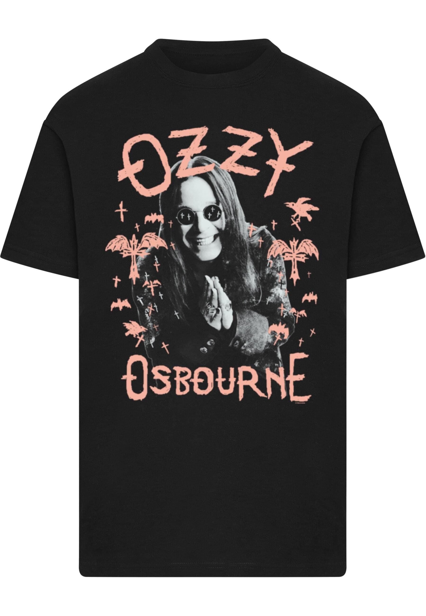 Merchcode T-Shirt "Merchcode Ozzy Osbourne - Pink Bat T-Shirt" 1 Stk. tlg. günstig online kaufen