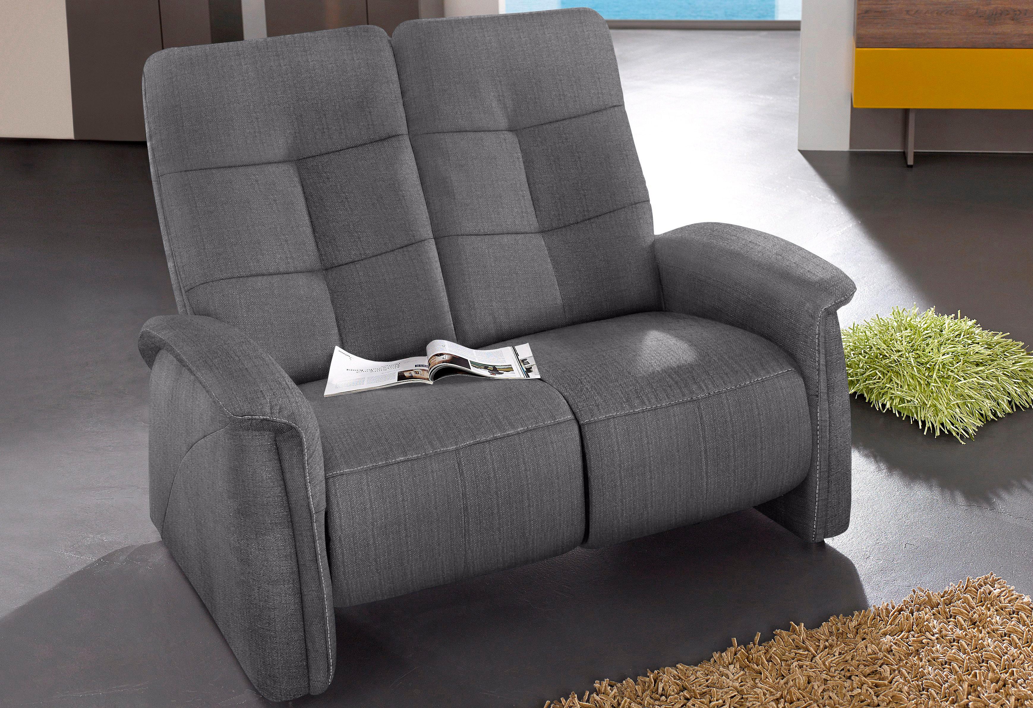 exxpo - sofa fashion "Tivoli, Kinosofa, bequem und komfortabel durch die Relaxfunktion" (2-sitzig), schmale Armlehnen