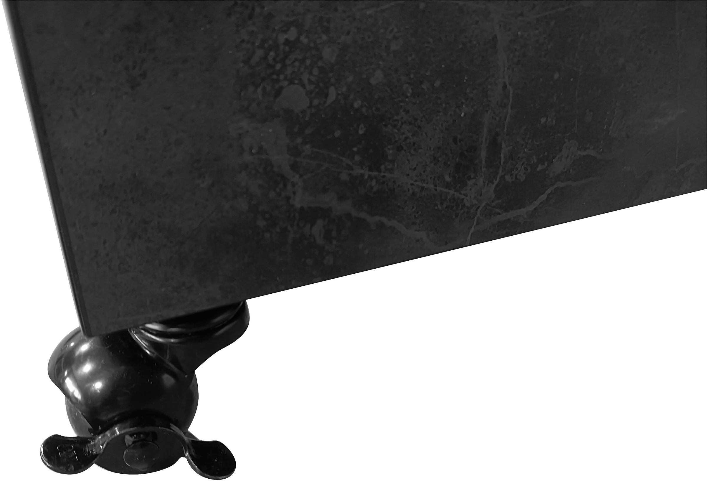 Places of Style Schreibtisch »Lopar, Eckschreibtisch«, rollbares Tischelement, großzügige Arbeitsfläche, Winkel 180x129 cm