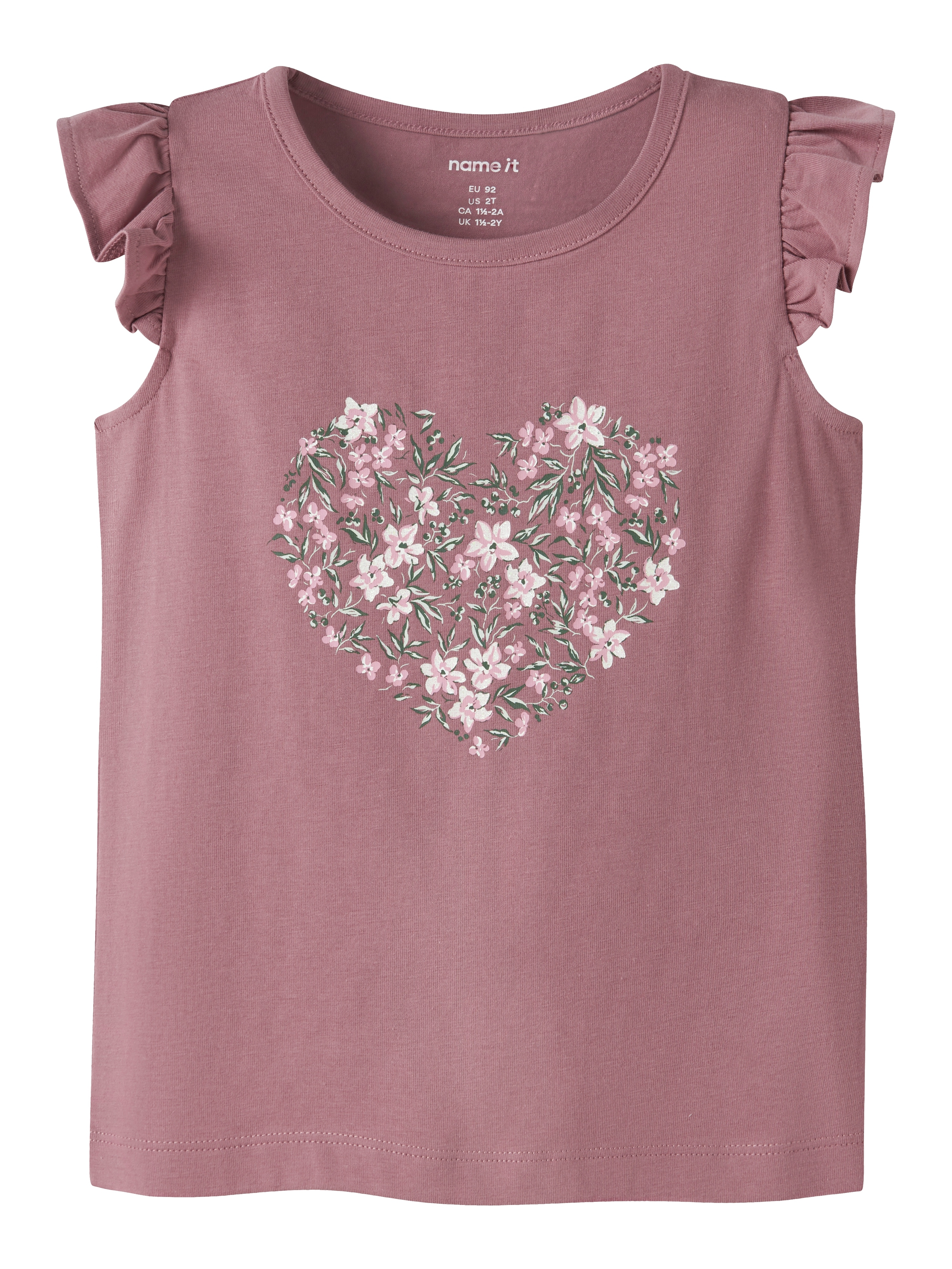 Name It T-Shirt "NMFVAYANA CAPSL TOP" Baumwollmischung, regular fit