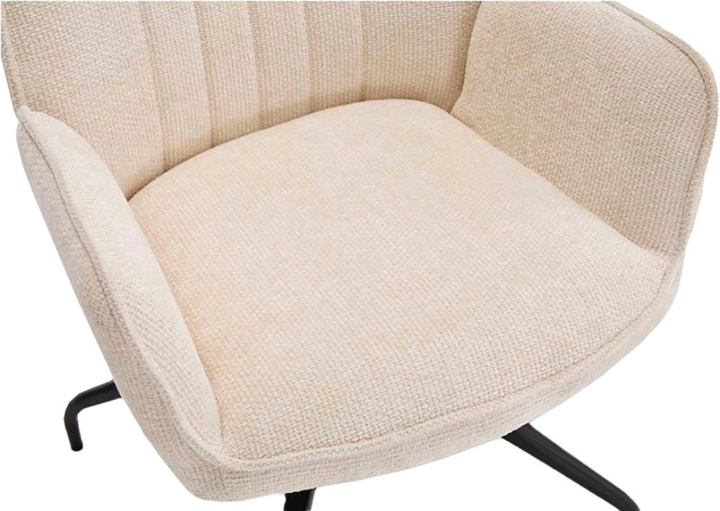Home affaire Drehstuhl "Campanet" () 2 Stk. Bouclé moderner Drehstuhl mit g günstig online kaufen