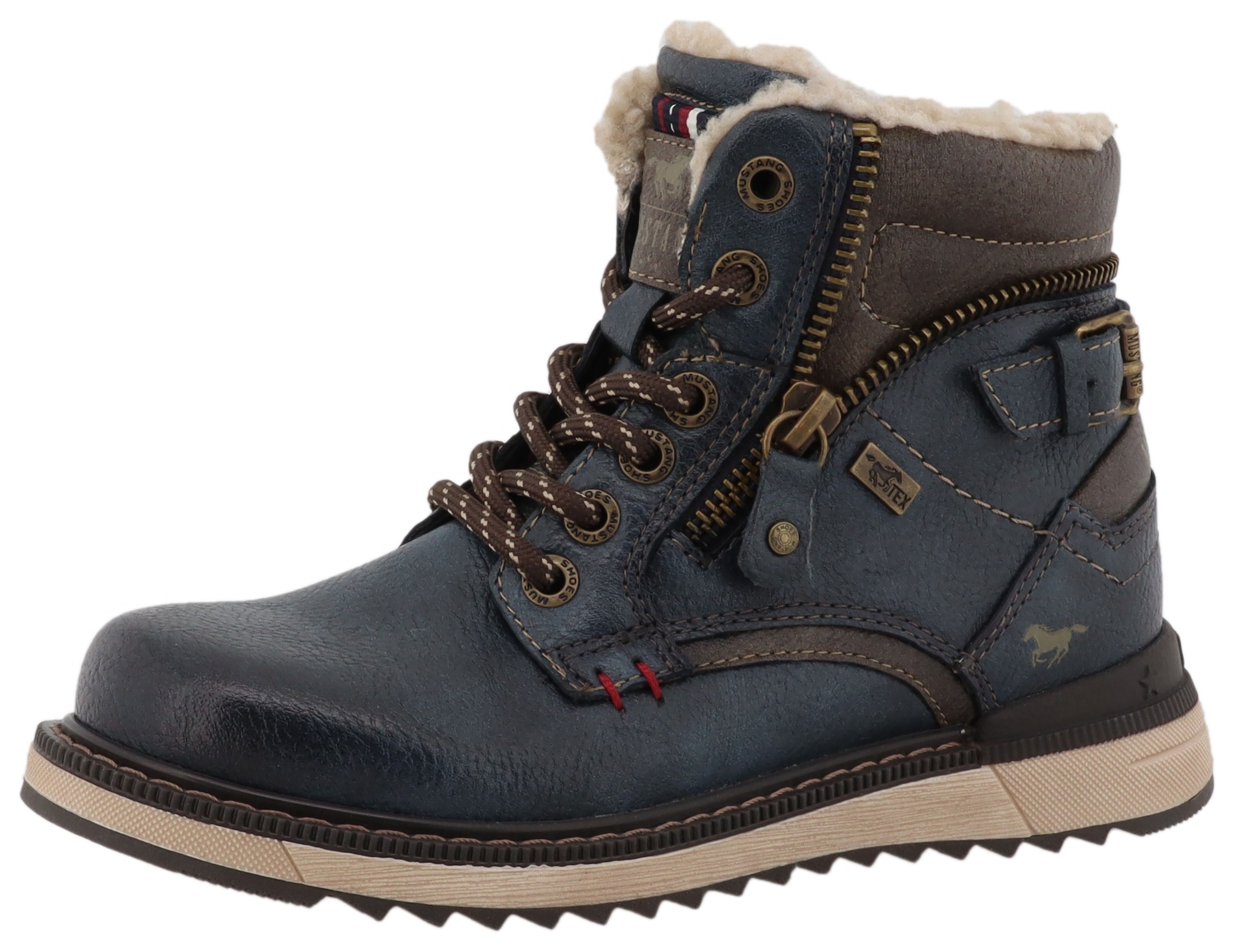 Mustang Shoes Winterboots "Donato" Schnürboots, Outdoorboots mit TEX-Membrane