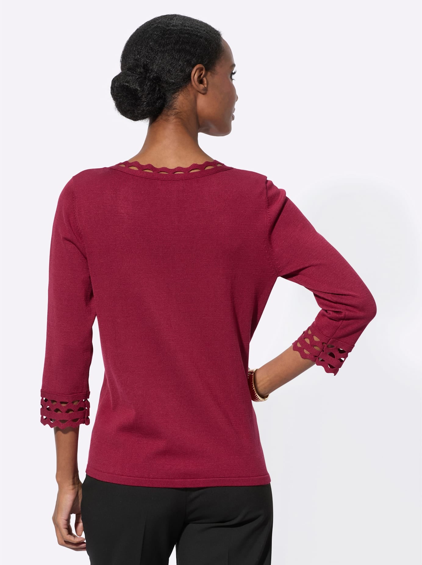 creation L 3/4 Arm-Pullover »Lyocell-Viskose-Pullover«