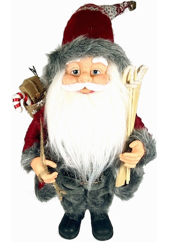 Weihnachtsmann, (1 St.), mit Skieren und Geschenken, Höhe ca. 50 cm kaufen