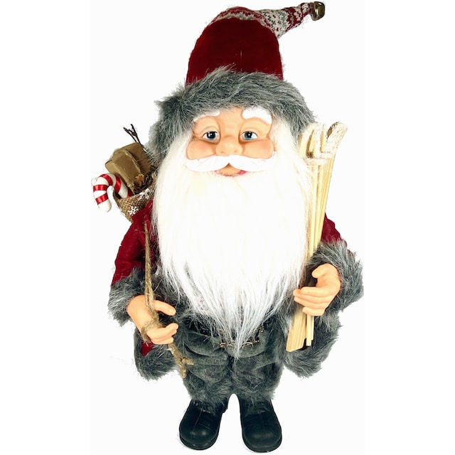 my home Weihnachtsmann »Weihnachtsdeko«, mit Skieren und Geschenken, Höhe  ca. 50 cm bestellen | BAUR