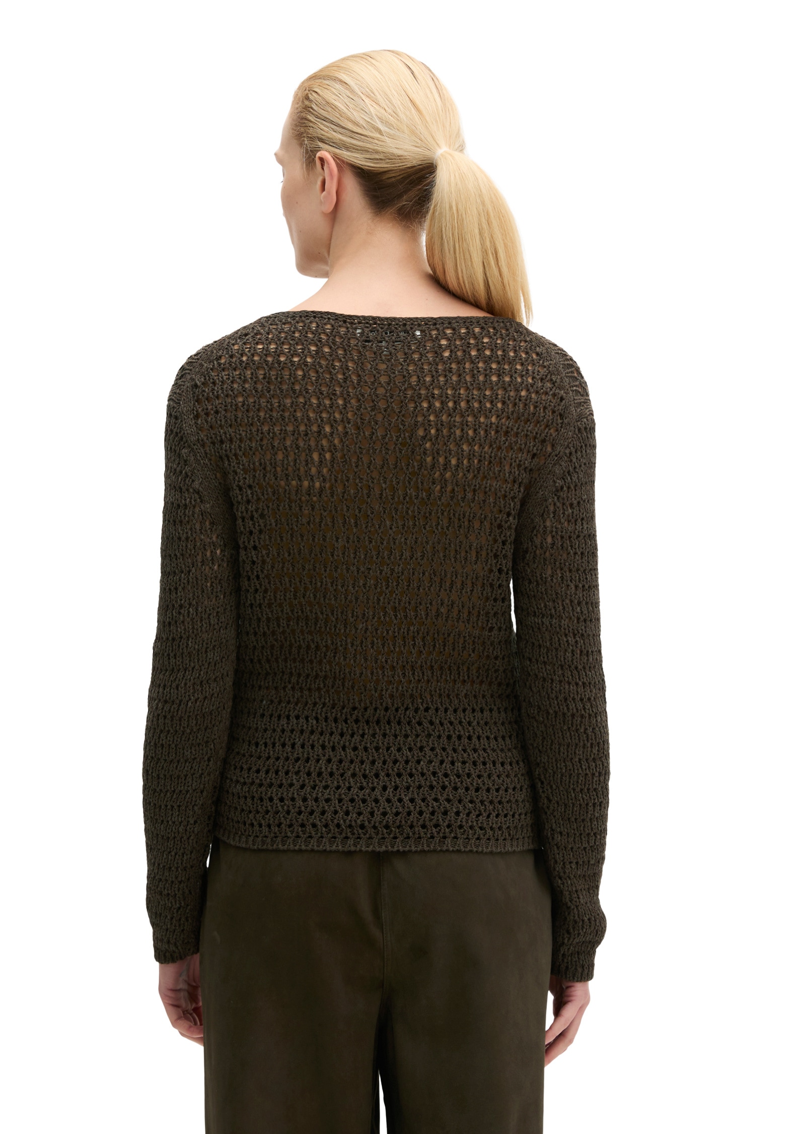 Marc O'Polo Strickpullover »aus Bio-Baumwolle-Mix«