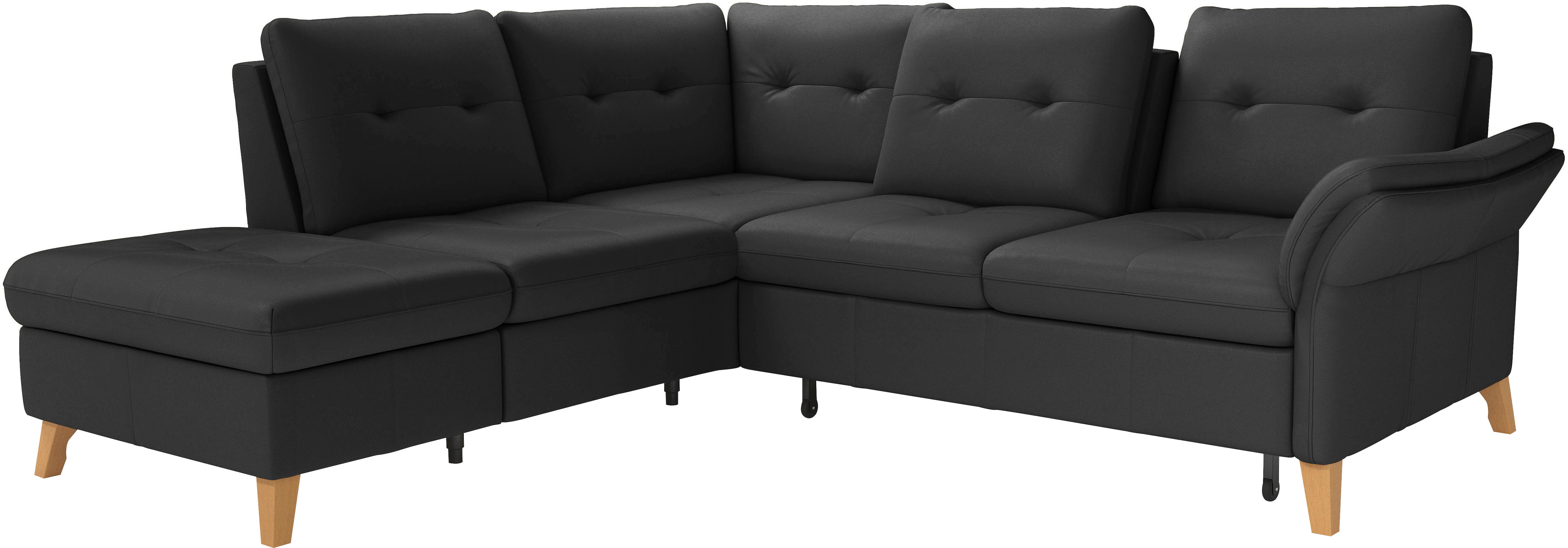 Thumbnail - sit&more Ecksofa "Göteborg" inkl. Sitztiefenverstellung, wahlweise mit Bettfunktion & Bettkasten