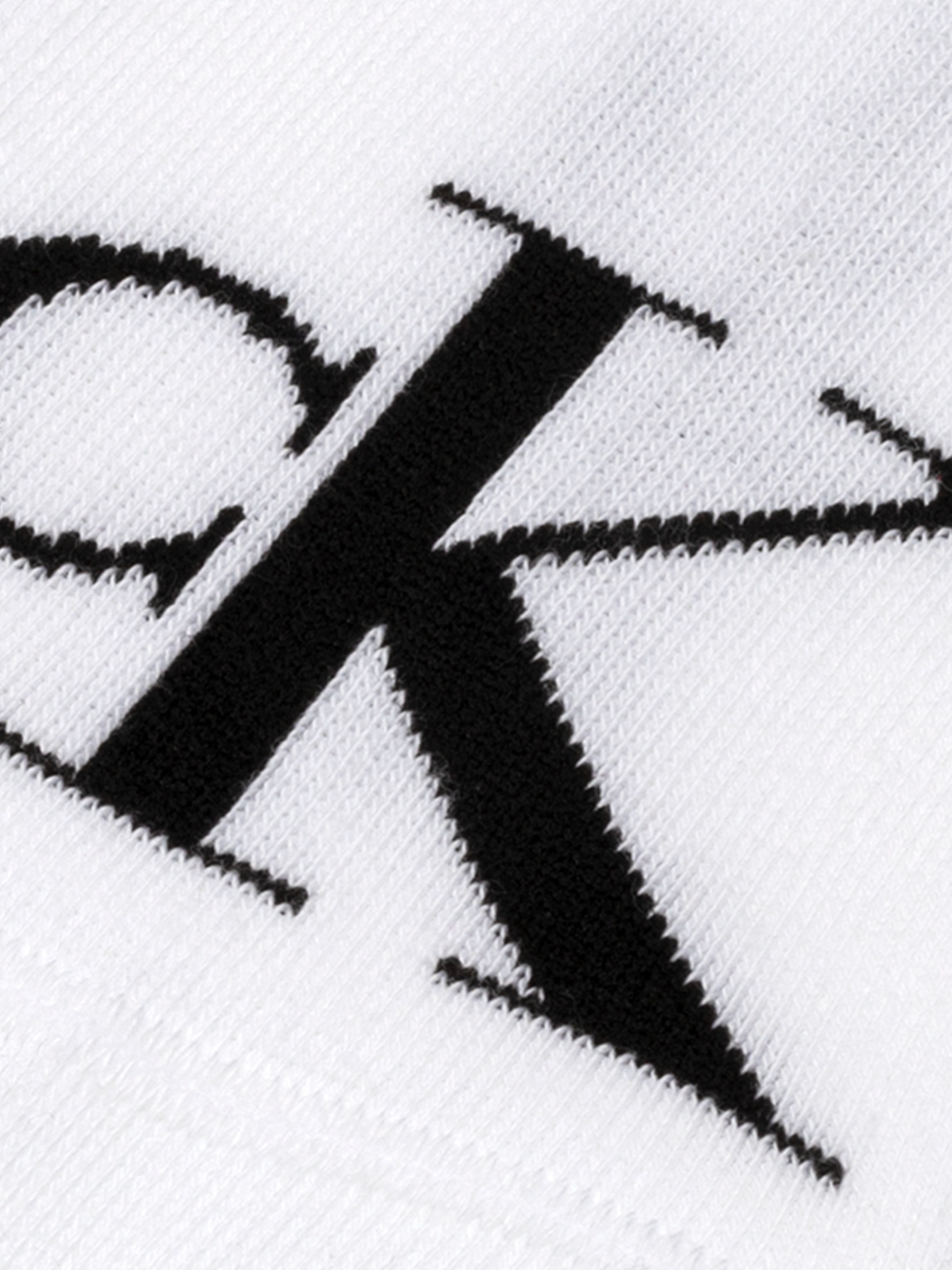 Calvin Klein Jeans Sneakersocken »CKJ WOMEN SNEAKER 2P MONOGRAM«, (2 Paar), Rippenbündchen, Logostickerei vorn