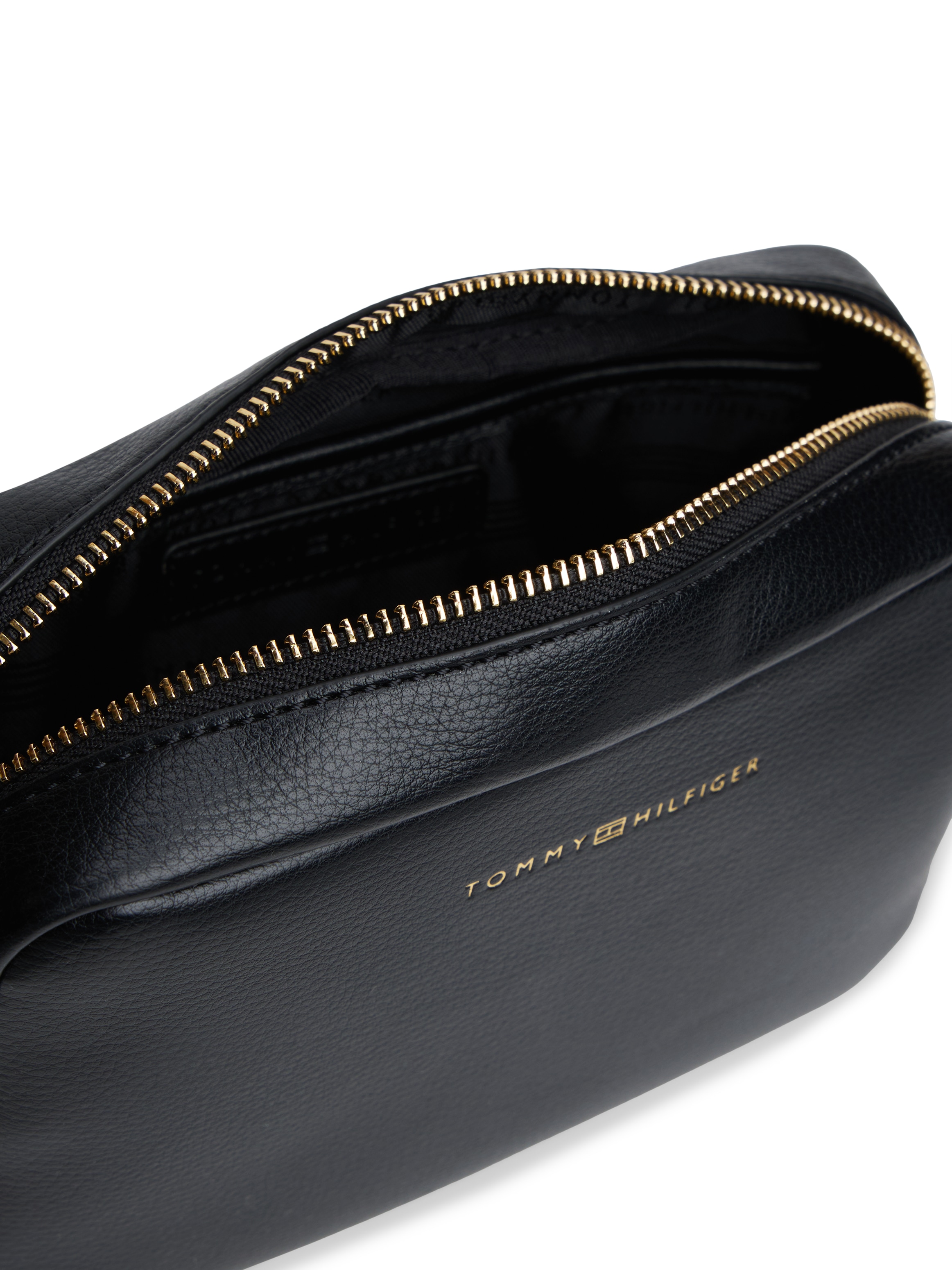 Tommy Hilfiger Mini Bag »TH LOGOTAPE CAMERA BAG«, Damen Umhängetasche, Schultertasche mit Logoschriftzug
