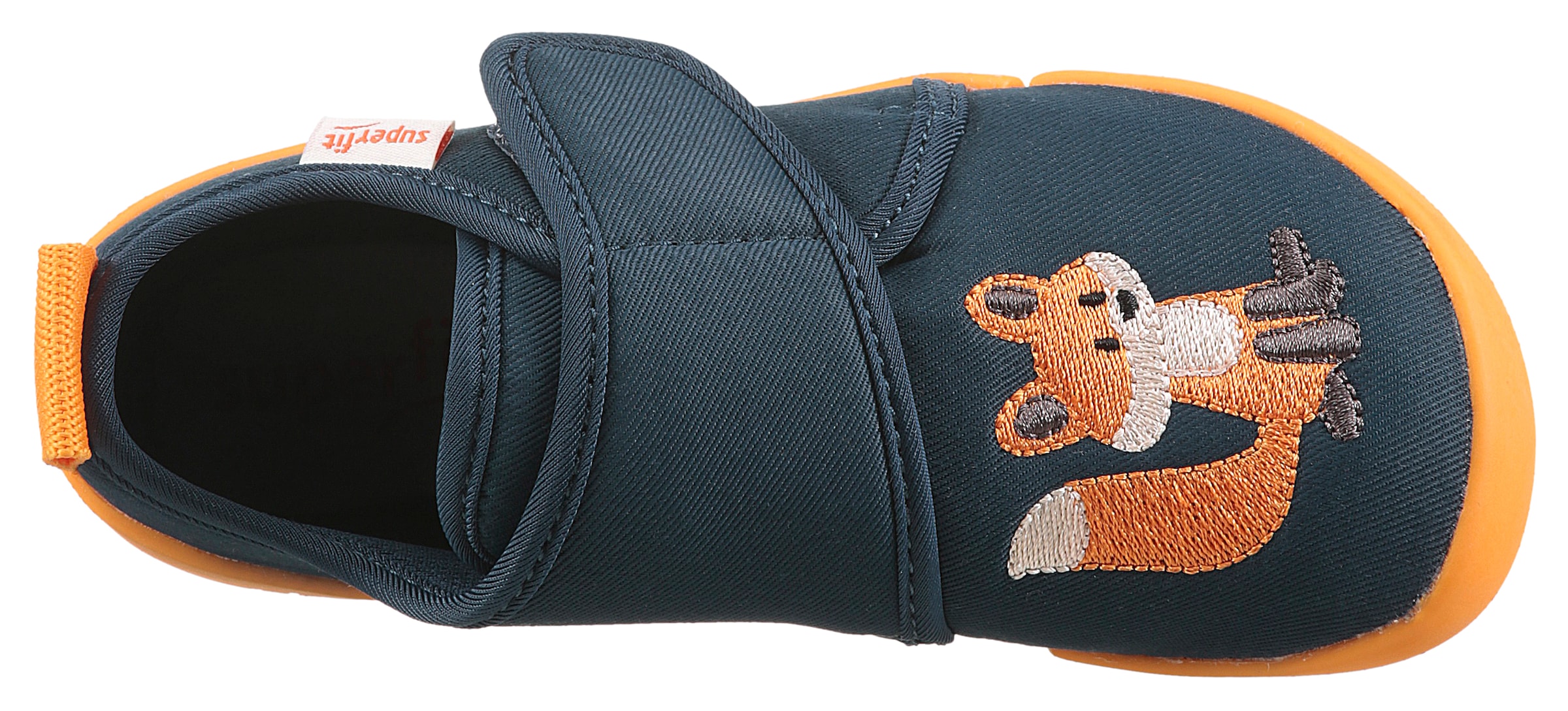 Superfit Hausschuh »VENTI WMS: Weit«, Barfußschuh mit Klettverschluss, Größenschablone zum Download