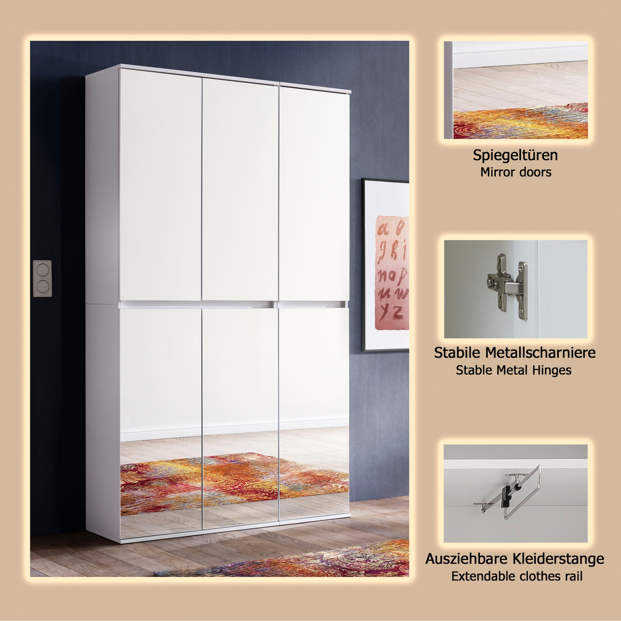 INOSIGN Garderoben-Set »Malcesine« Set, 2 Stk. tlg.