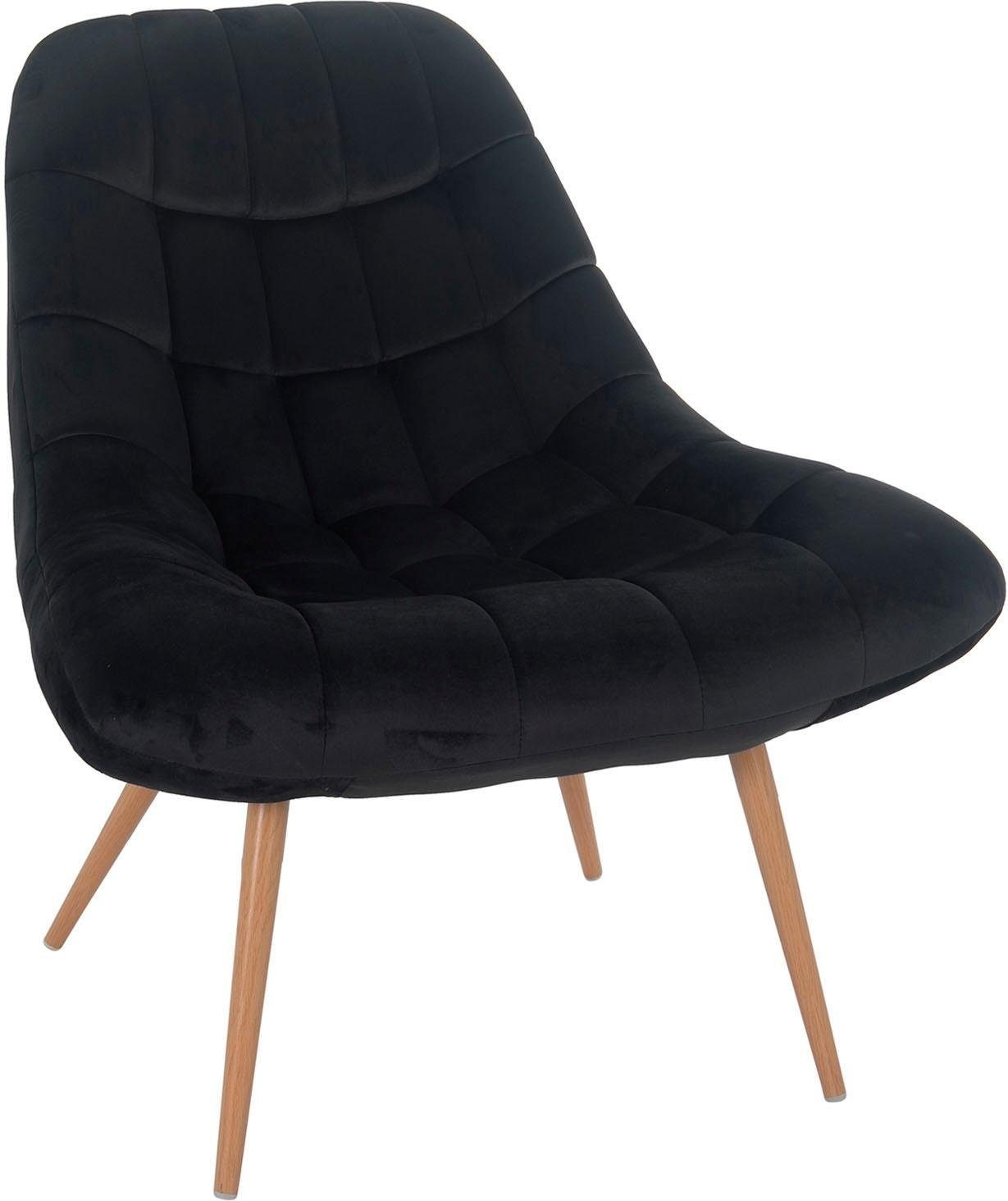SalesFever Relaxsessel "Toulon - Komfortabler Loungesessel" mit XXL-Steppun günstig online kaufen