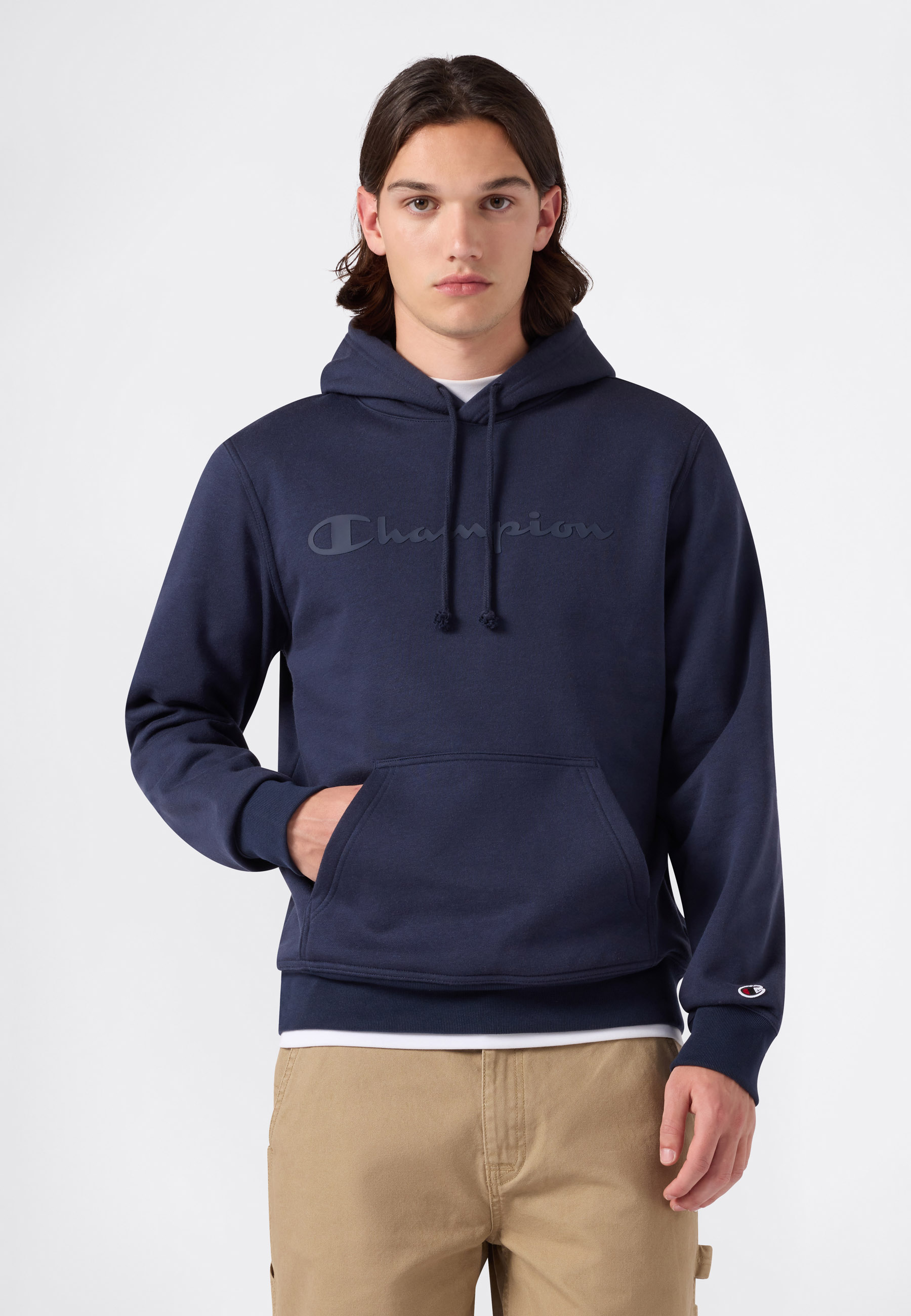 Champion Kapuzensweatshirt "SPORTWEAR HOODIE Standard Fit", Langarm-Ausführung, aus Baumwolle und Polyester, Standard Fit
