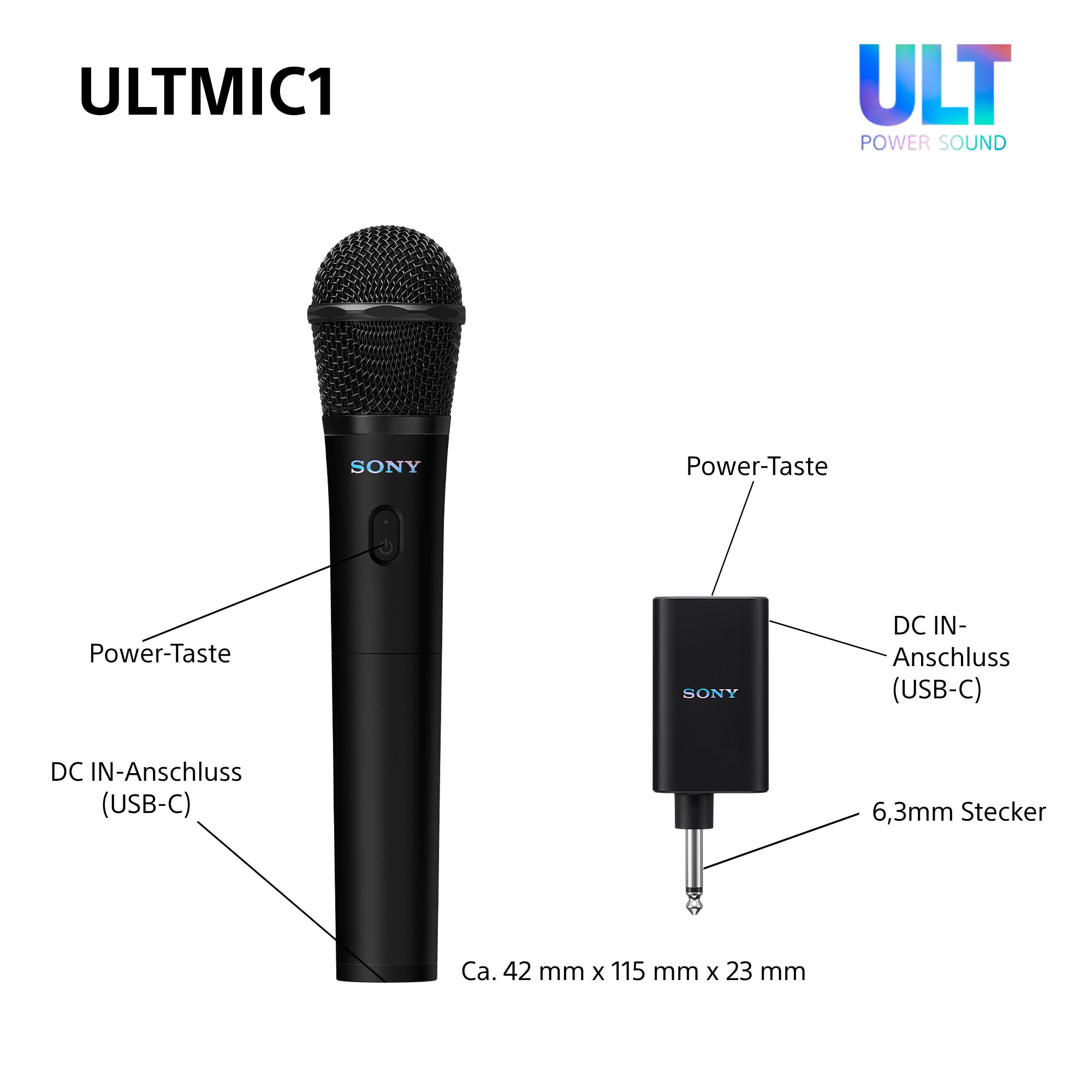 Sony Mikrofon »UO-ULTMIC1«, (Set)