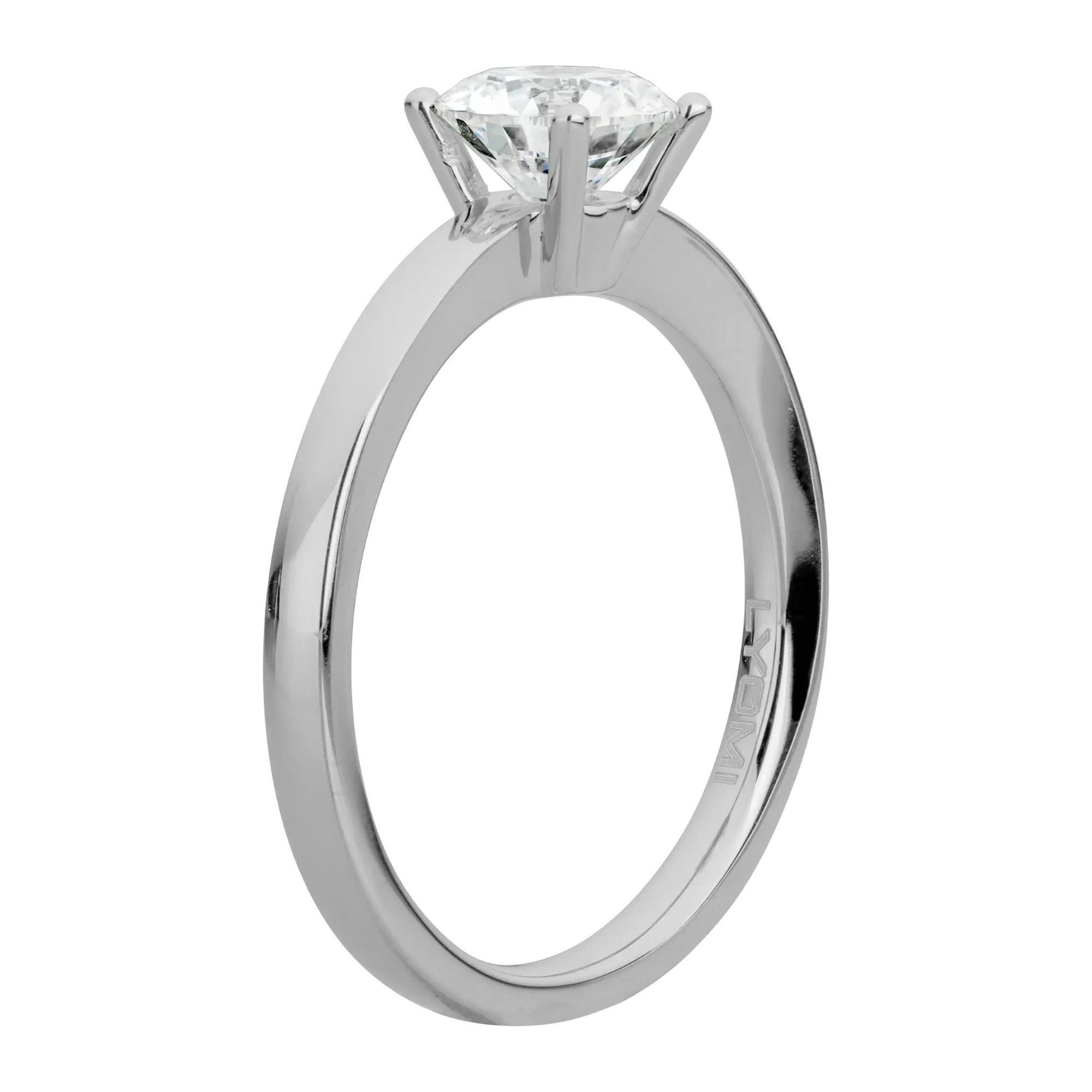 LYOMI Fingerring »Gold 585 mit einem im Labor gezüchteten Diamanten mit 1,0ct.«