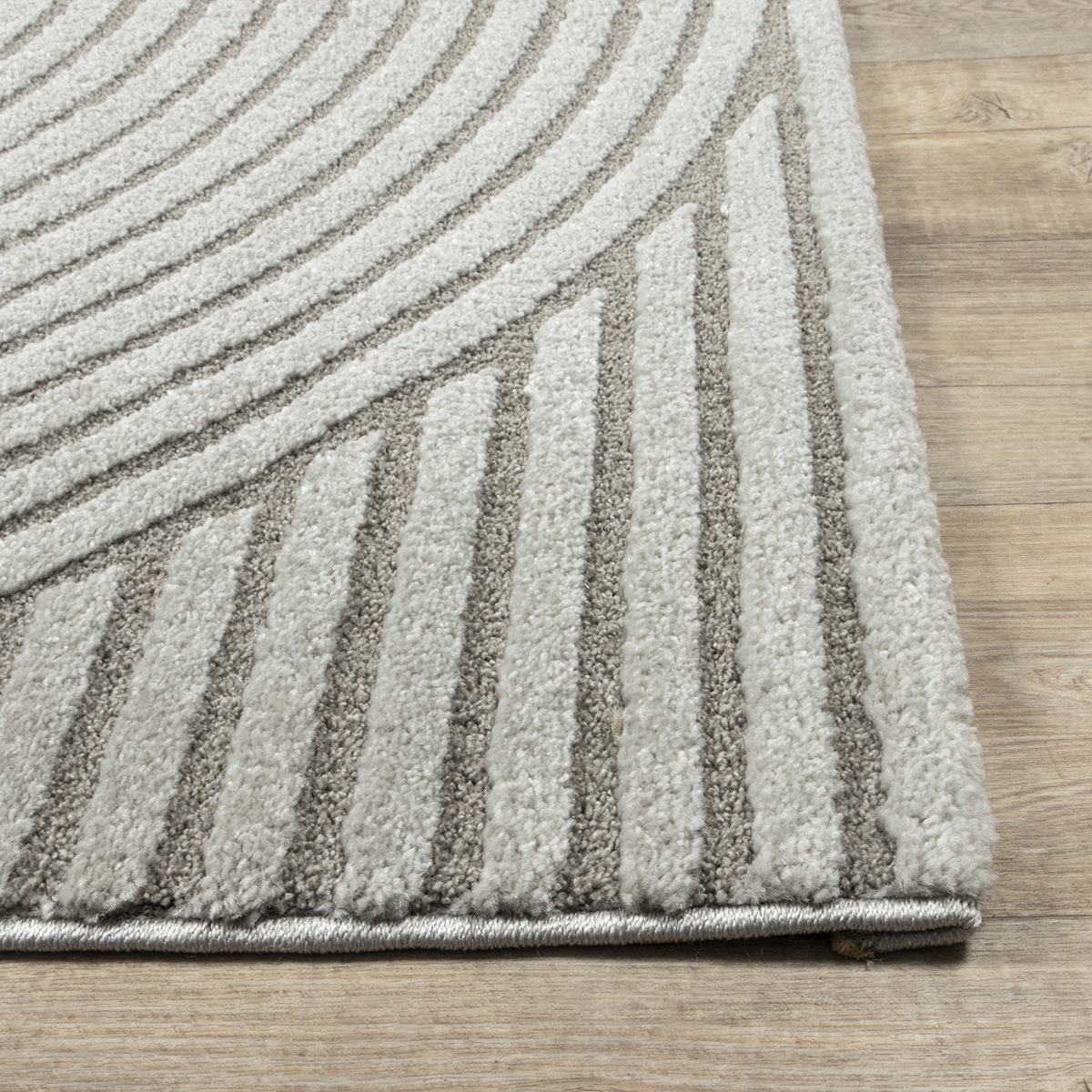Teppich THE CARPET "Everest", grau, B:80cm H:14mm L:300cm, Polypropylen, Teppiche, Teppich, moderner Wohnzimmer Teppich hohe Flordichte 2