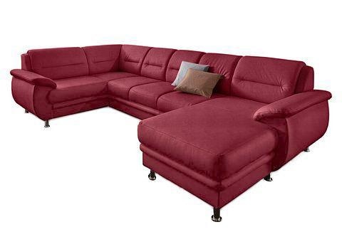 sit&more Wohnlandschaft "Mailand U-Form, B: 312 cm, XXL-Couch mit Komfortpolsterung" optional Schlaffunktion, Liegefl. 122x247 cm, diverse Lederqualitäten