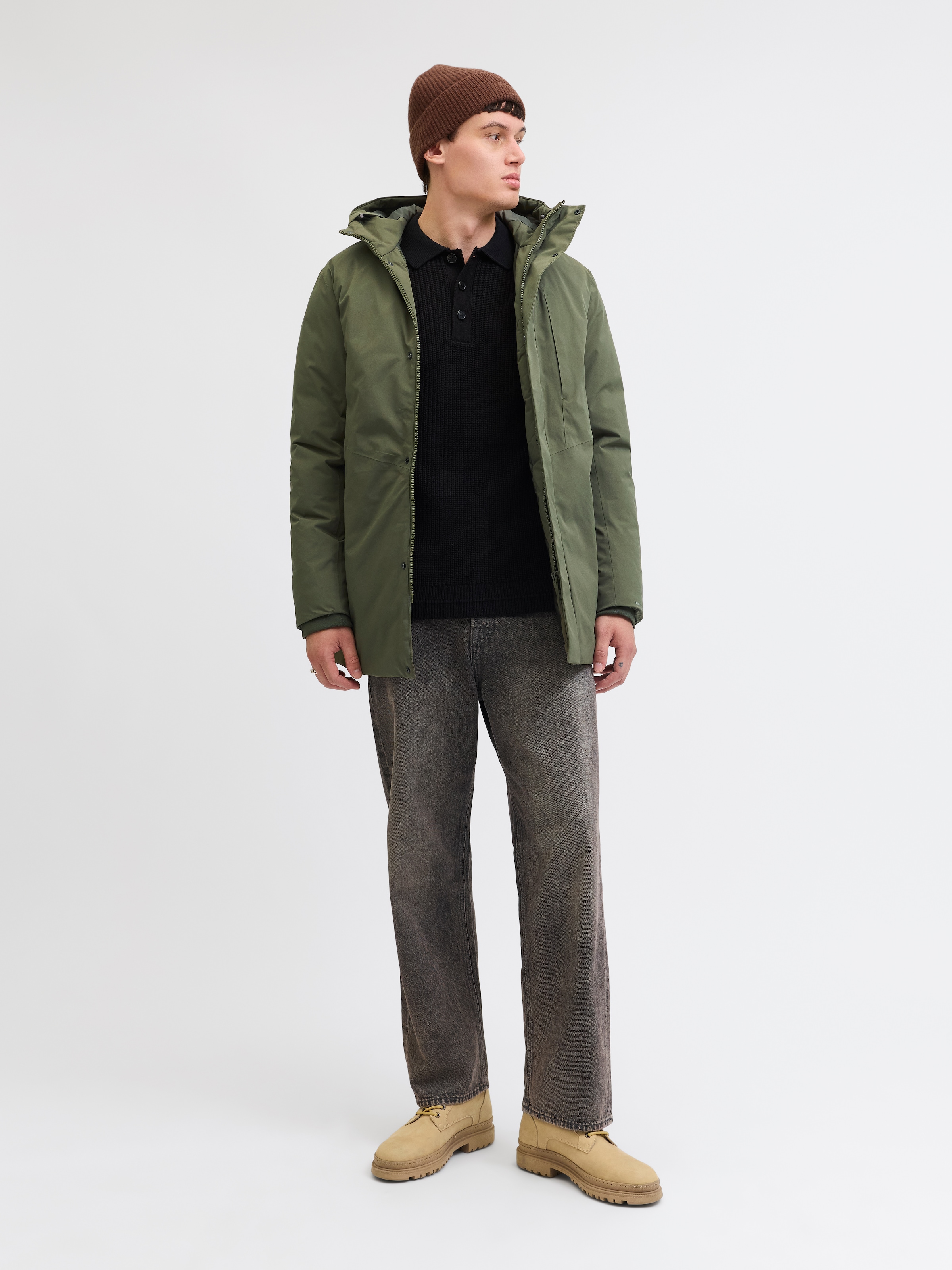 Jack & Jones Parka »JJEKEEN PARKA AW25 SN«, mit Kapuze