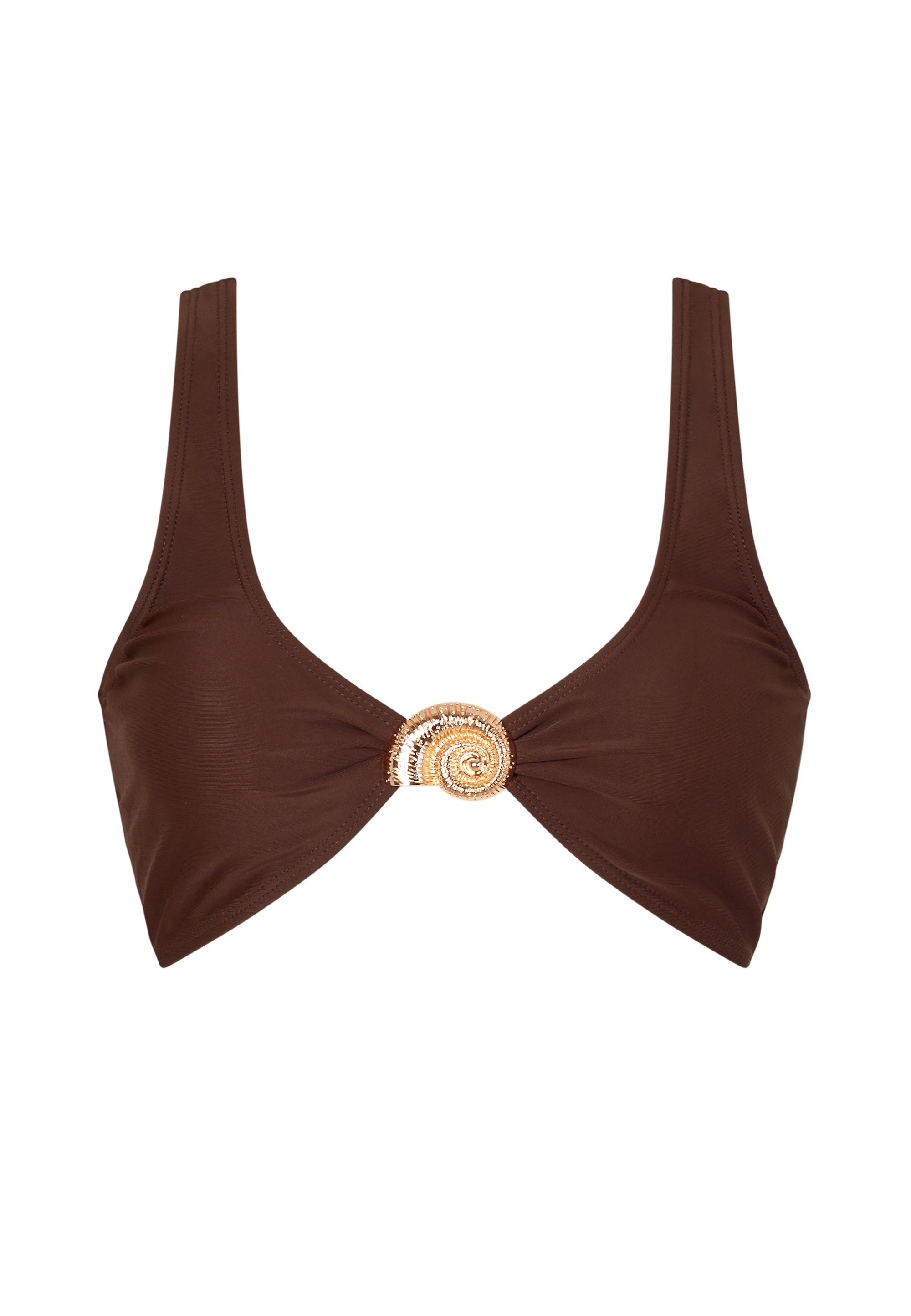 Moda Minx Triangel-Bikini-Top »Nautilius Shell Knot Bikini Top«, (1 St.), mit tollem Muschel-Accessoire